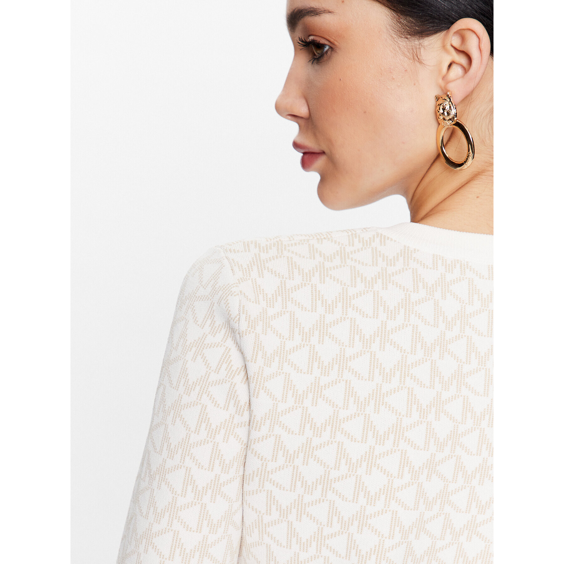 MICHAEL Michael Kors Кардиган MR360J75KZ Бежов Regular Fit - Pepit.bg