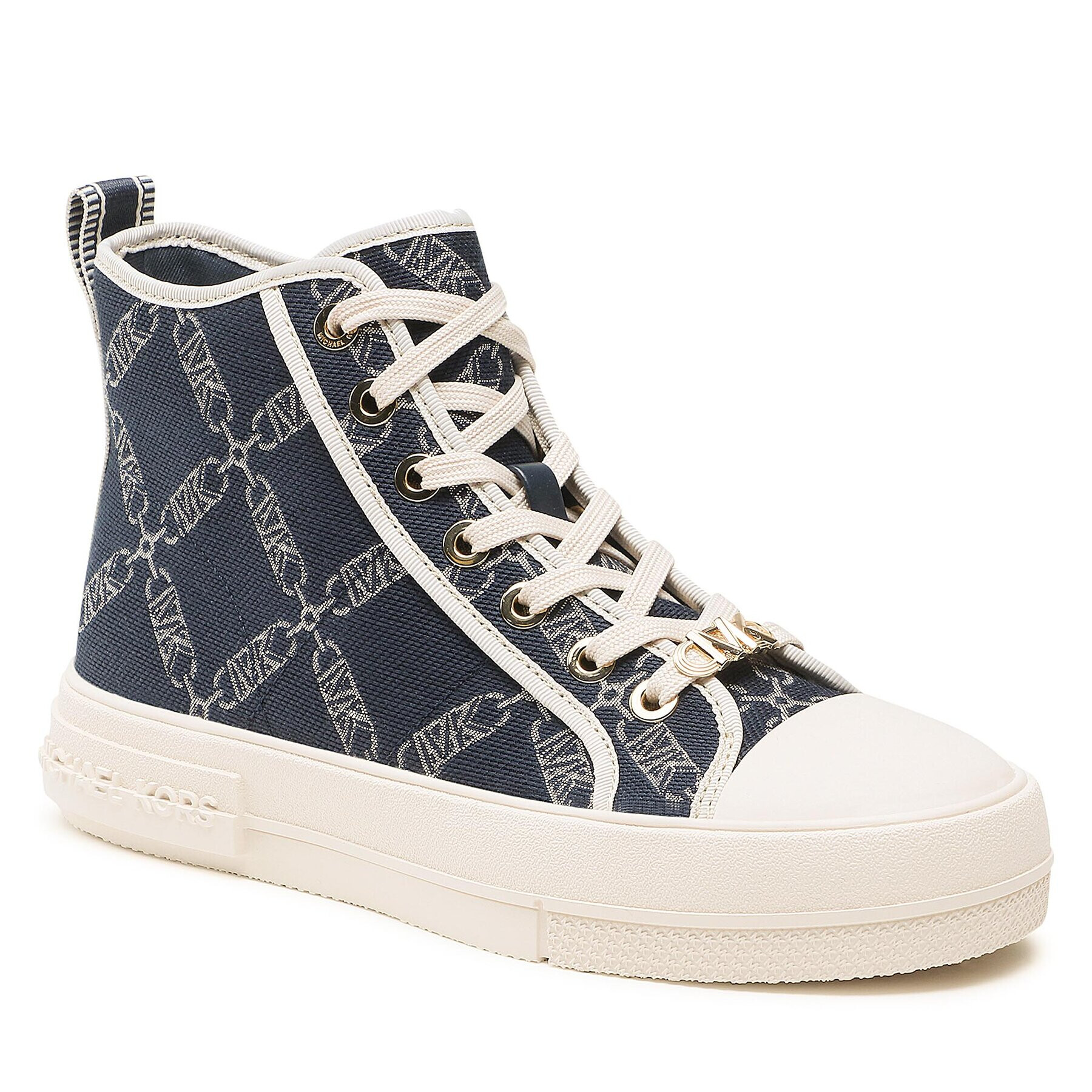 MICHAEL Michael Kors Кецове Evy High Top 43F3EYFE1Y Тъмносин - Pepit.bg