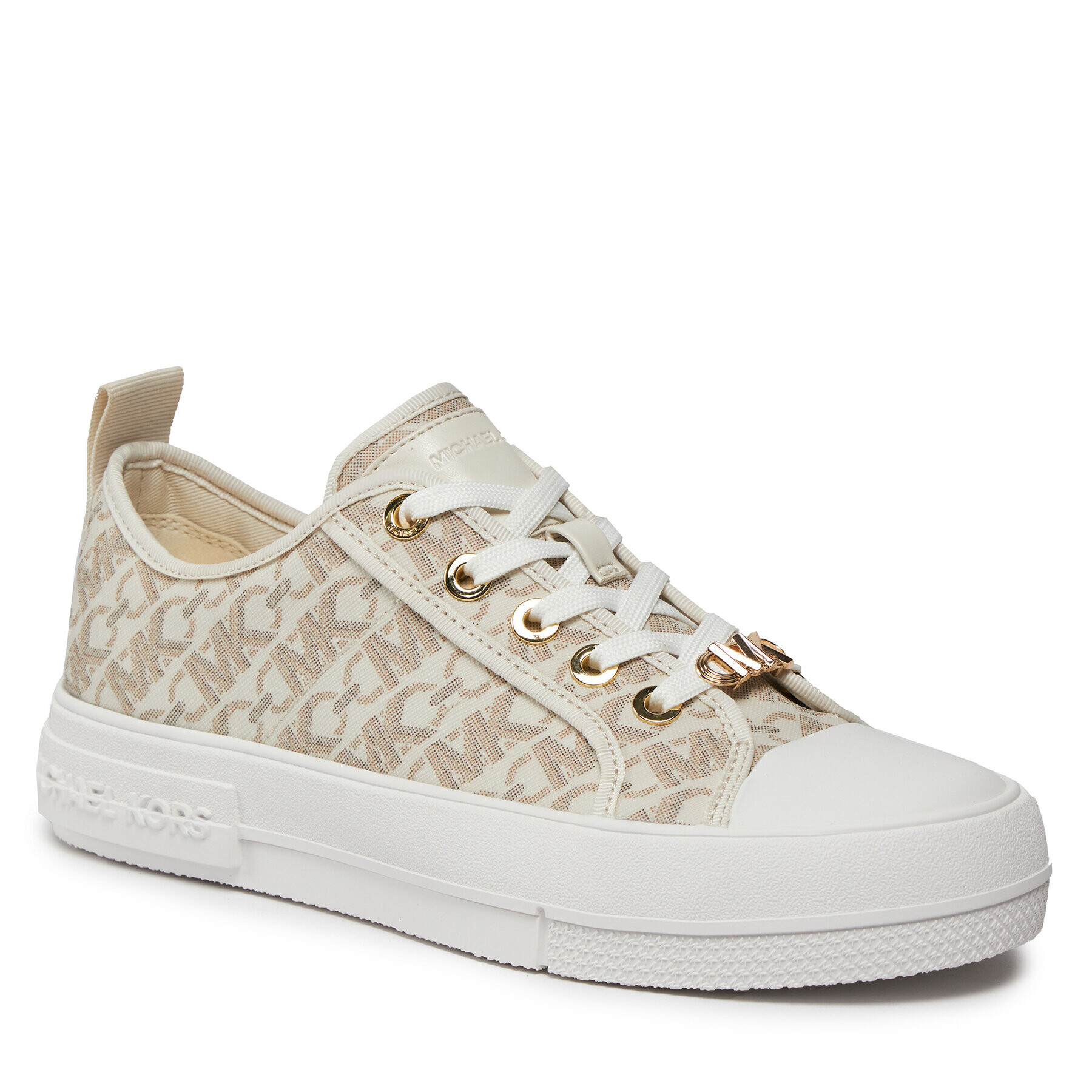 MICHAEL Michael Kors Кецове Evy Lace Up 43H3EYFS1B Бежов - Pepit.bg
