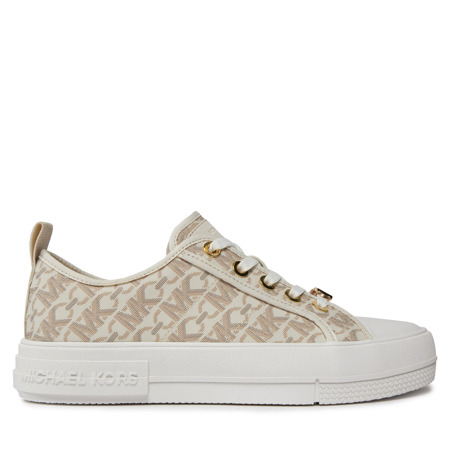 MICHAEL Michael Kors Кецове Evy Lace Up 43H3EYFS1B Бежов - Pepit.bg