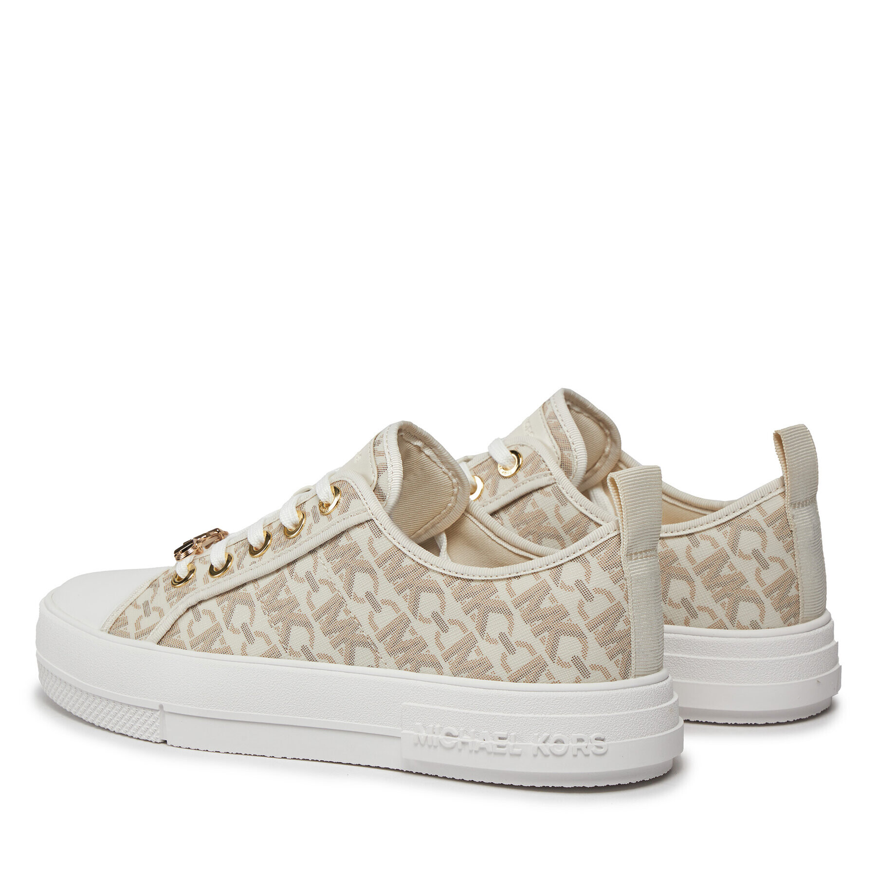 MICHAEL Michael Kors Кецове Evy Lace Up 43H3EYFS1B Бежов - Pepit.bg