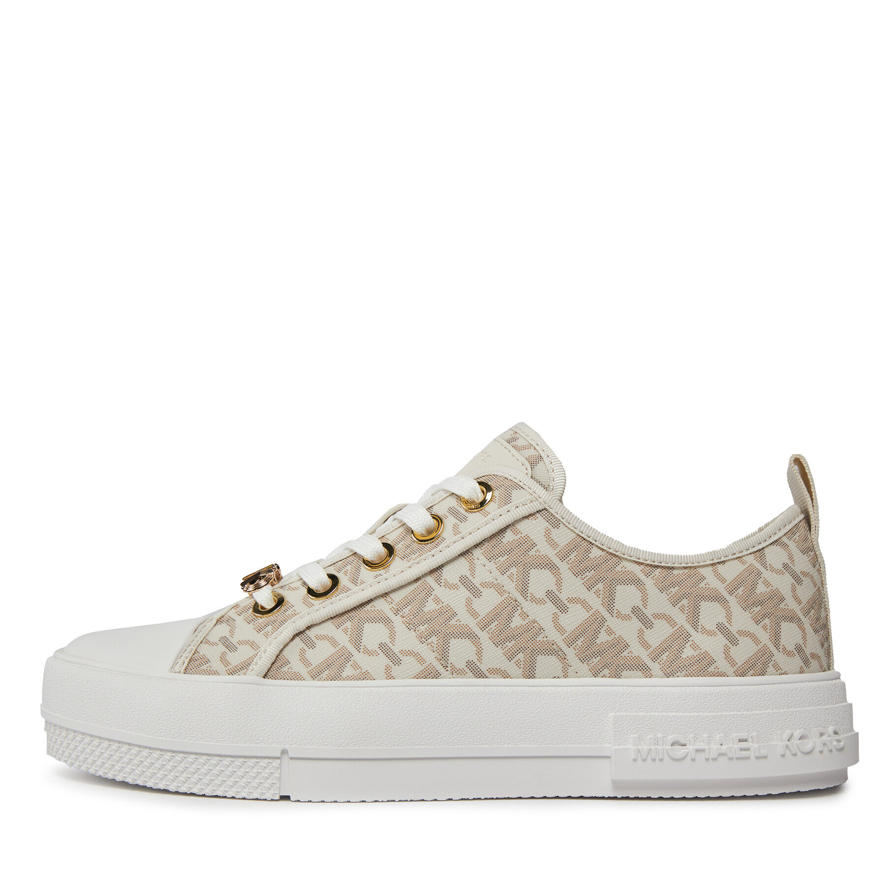 MICHAEL Michael Kors Кецове Evy Lace Up 43H3EYFS1B Бежов - Pepit.bg