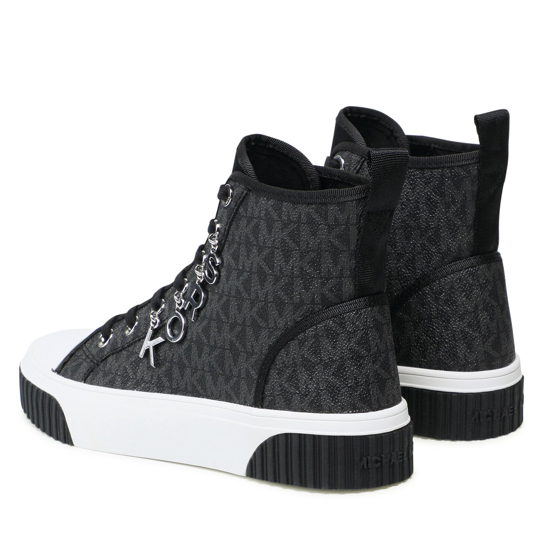 MICHAEL Michael Kors Кецове Gertie High Top 43R2GTFE6B Черен - Pepit.bg