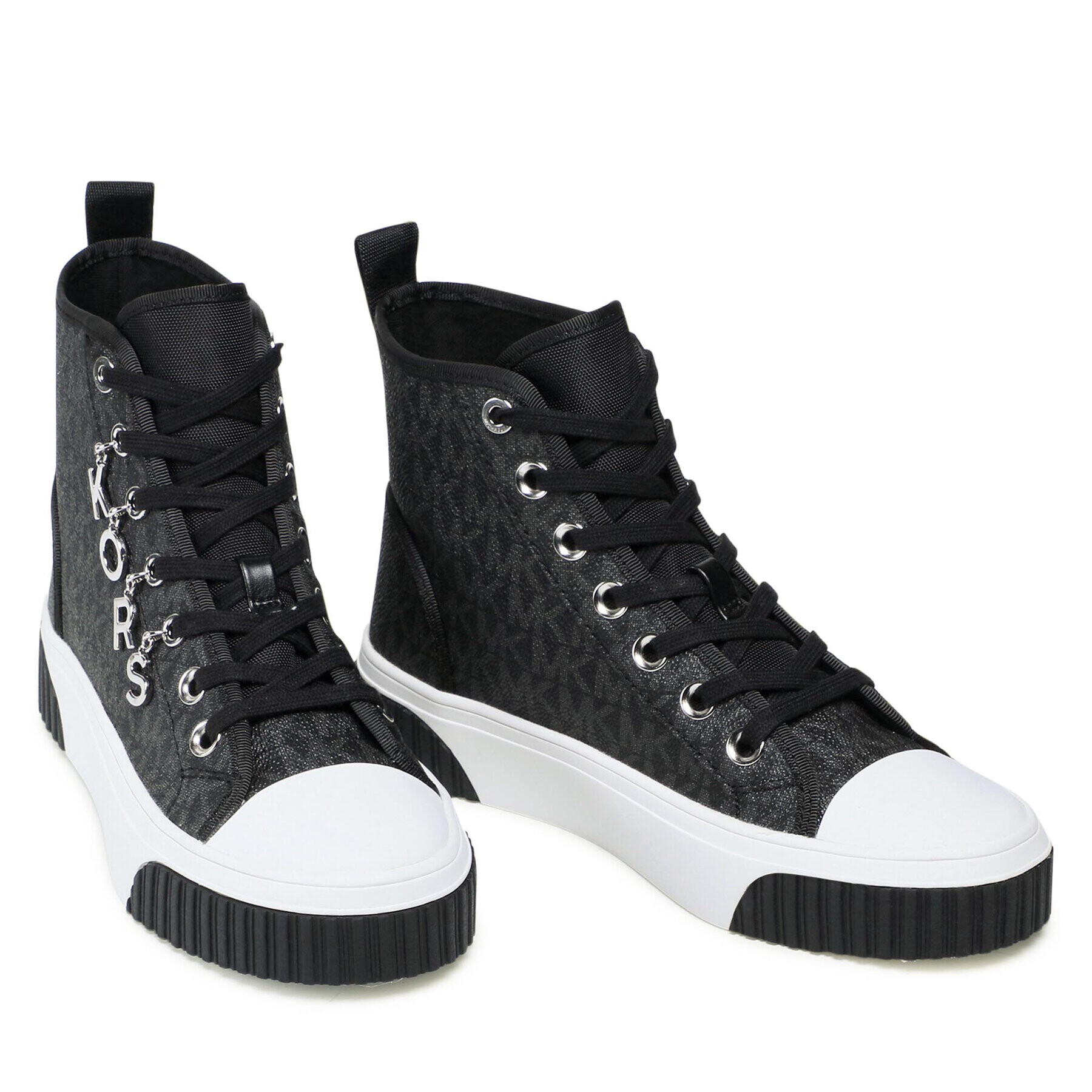 MICHAEL Michael Kors Кецове Gertie High Top 43R2GTFE6B Черен - Pepit.bg