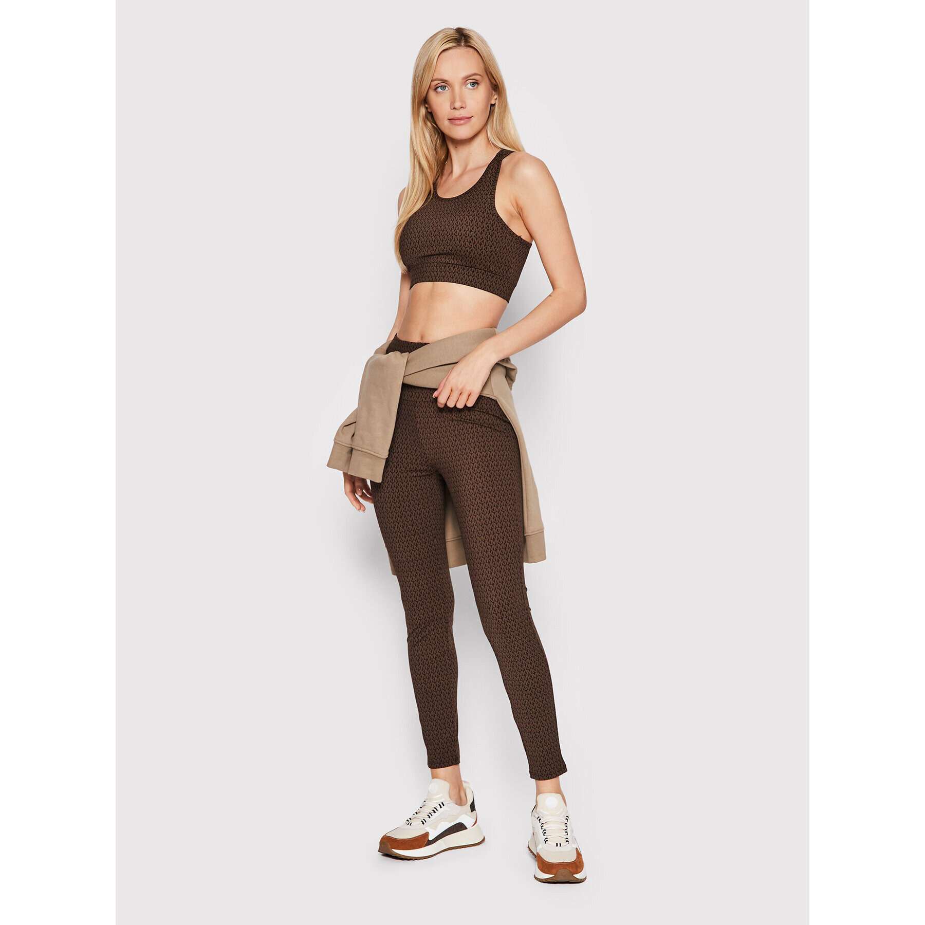 MICHAEL Michael Kors Клин MU130502S7 Кафяв Slim Fit - Pepit.bg