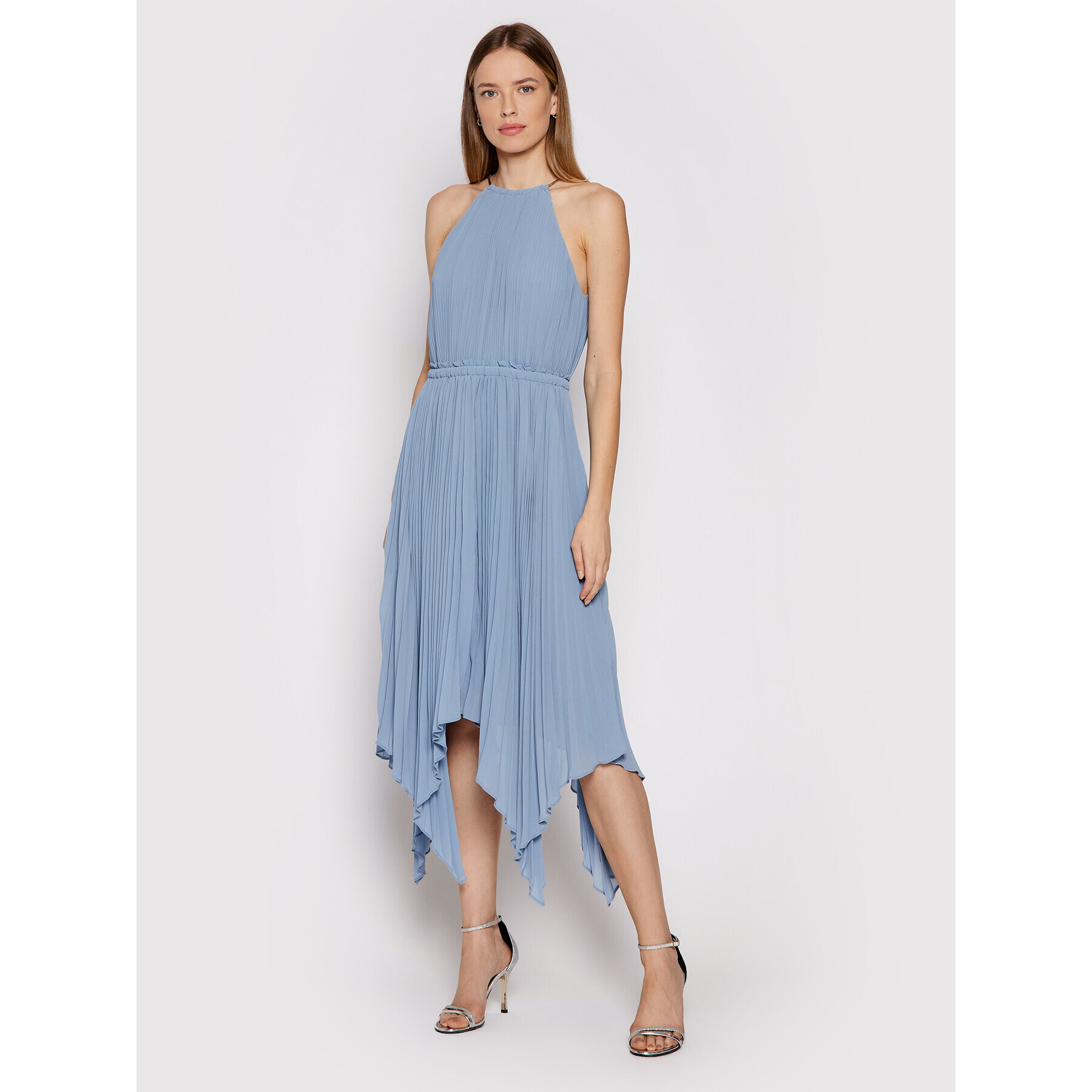 MICHAEL Michael Kors Коктейлна рокля MS18ZY87R3 Син Regular Fit - Pepit.bg