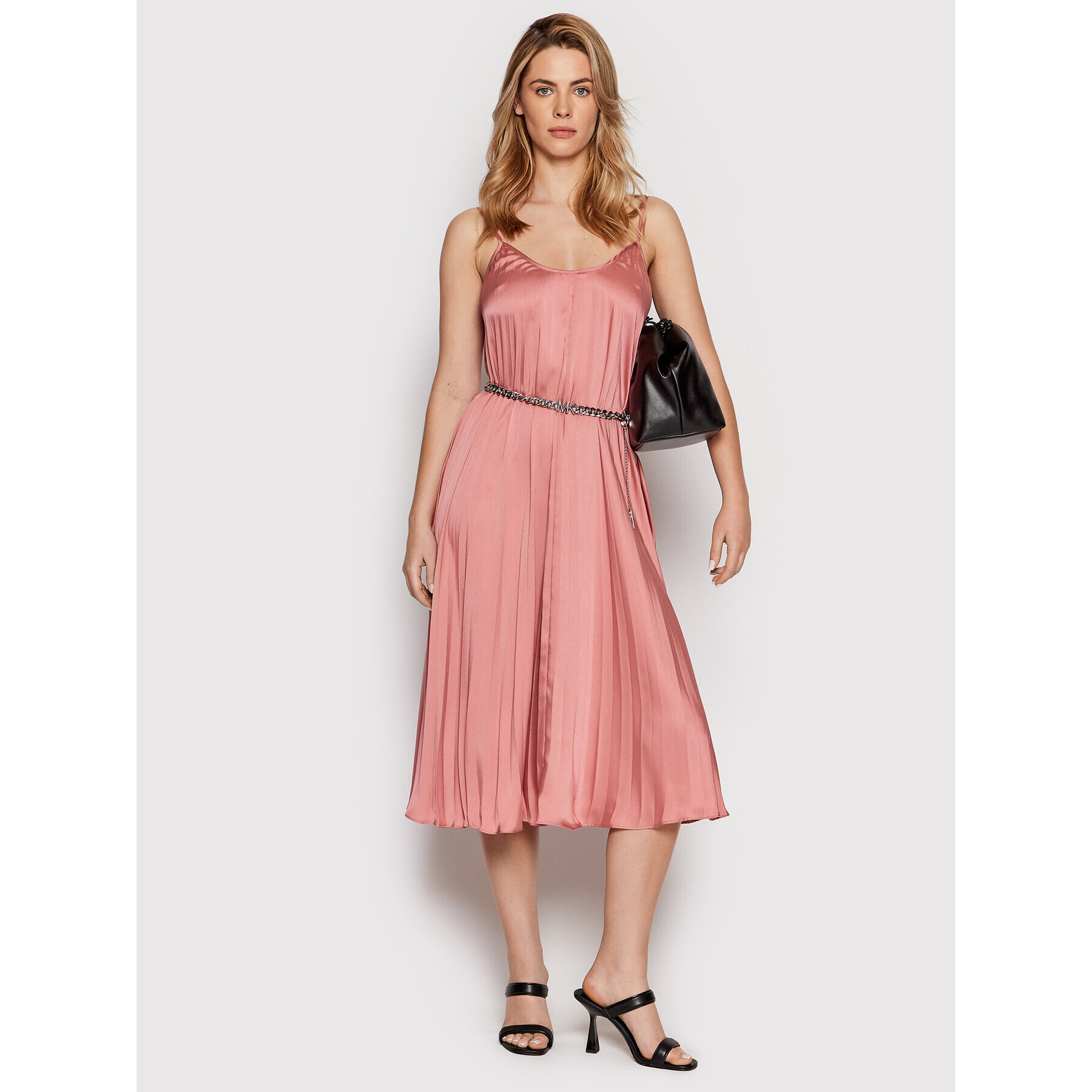 MICHAEL Michael Kors Коктейлна рокля MS280Y22GJ Розов Regular Fit - Pepit.bg