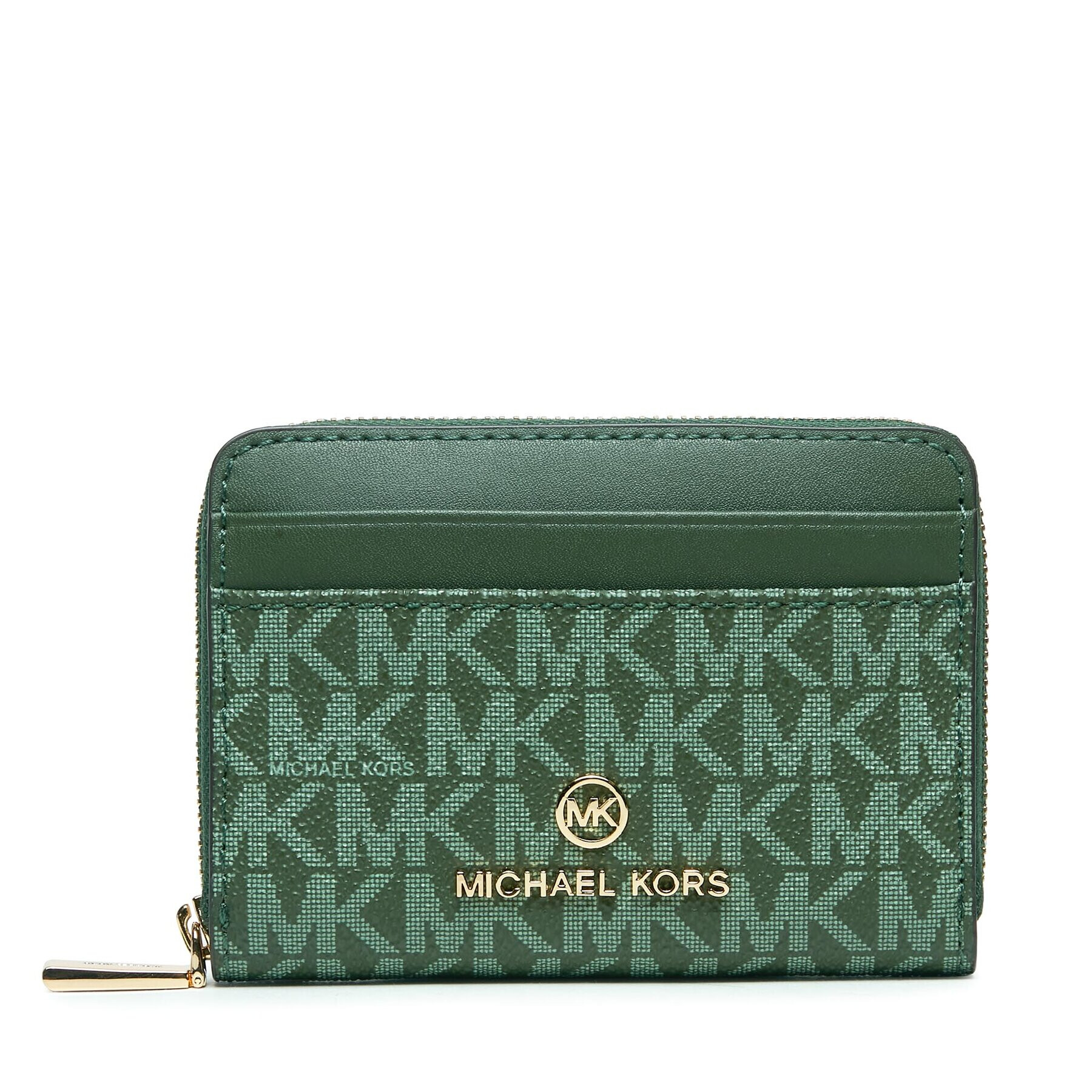 MICHAEL Michael Kors Малък дамски портфейл Jet Set Charm 34H1GT9Z1B Зелен - Pepit.bg