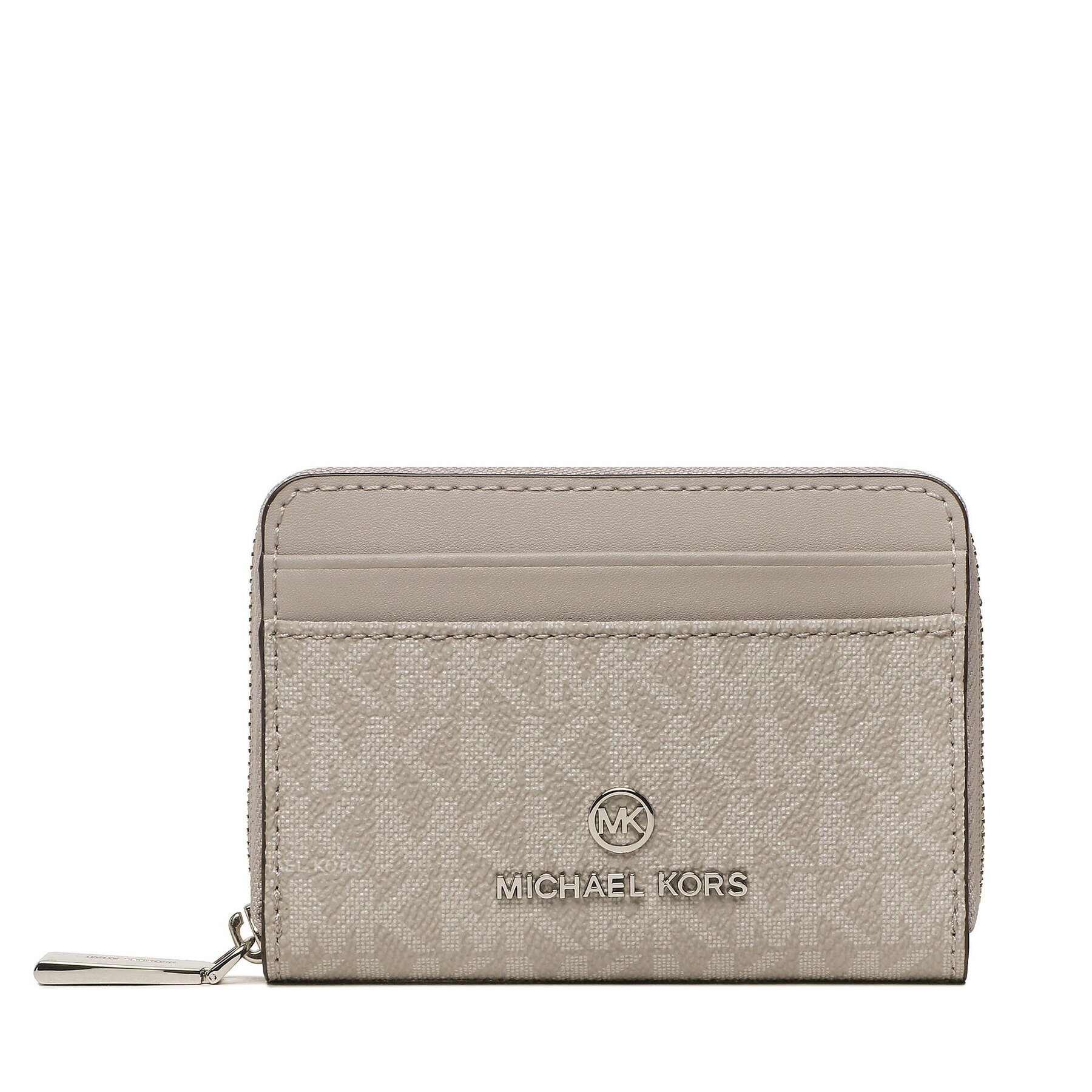 MICHAEL Michael Kors Малък дамски портфейл Jet Set Charm 34R3ST9Z1B Сив - Pepit.bg