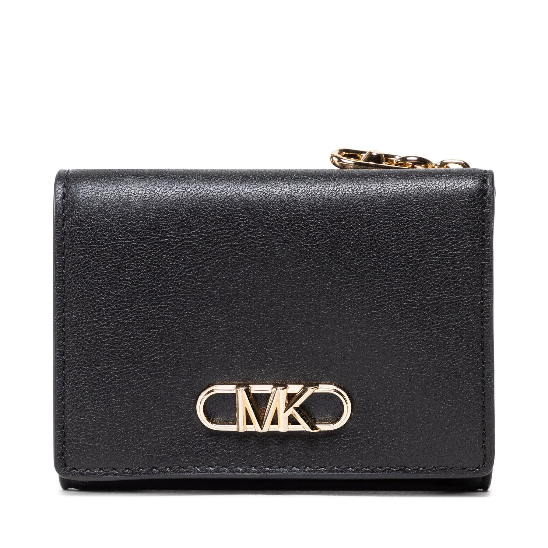 MICHAEL Michael Kors Малък дамски портфейл Parker 34F2G7PD8L Черен - Pepit.bg