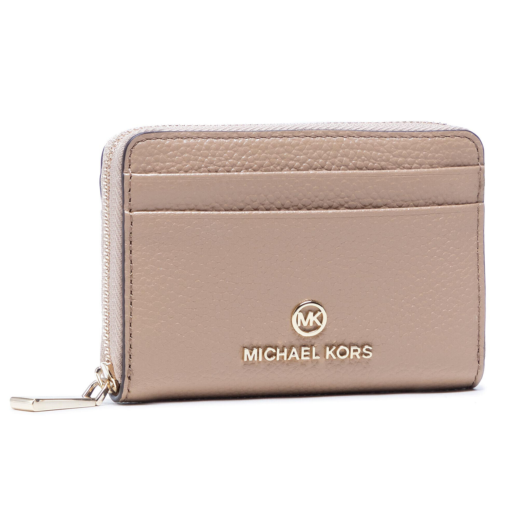 MICHAEL Michael Kors Малък дамски портфейл Jet Set Charm 34S1LT9Z1L Бежов - Pepit.bg