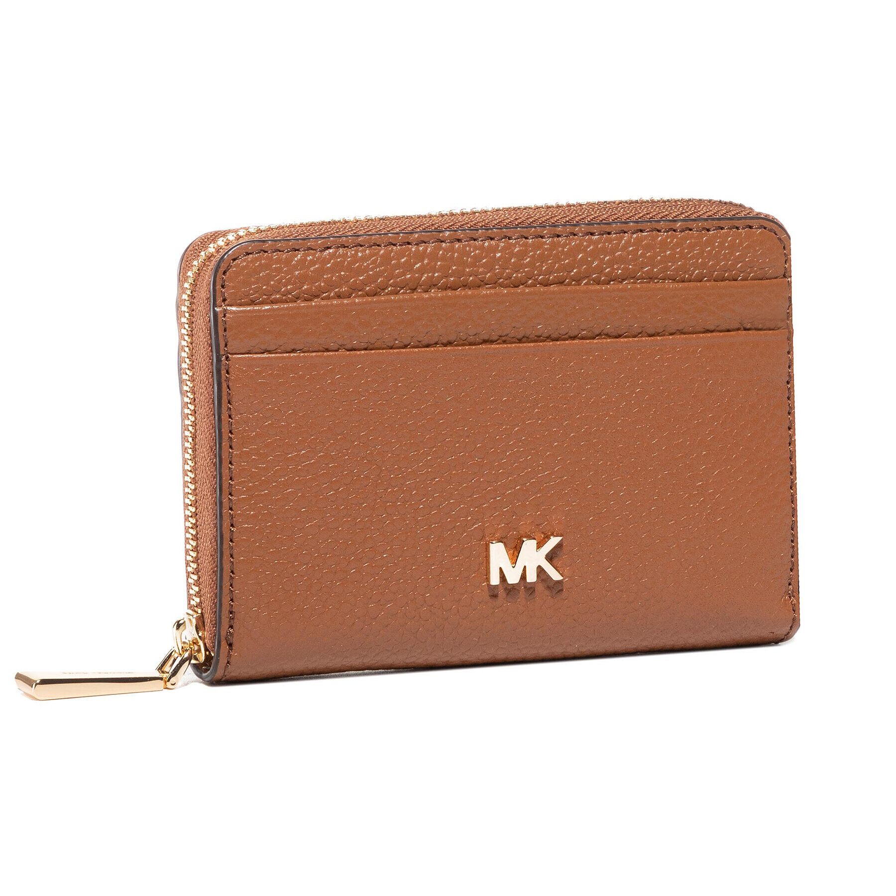 MICHAEL Michael Kors Малък дамски портфейл Mott 34F9GF6Z1L Кафяв - Pepit.bg