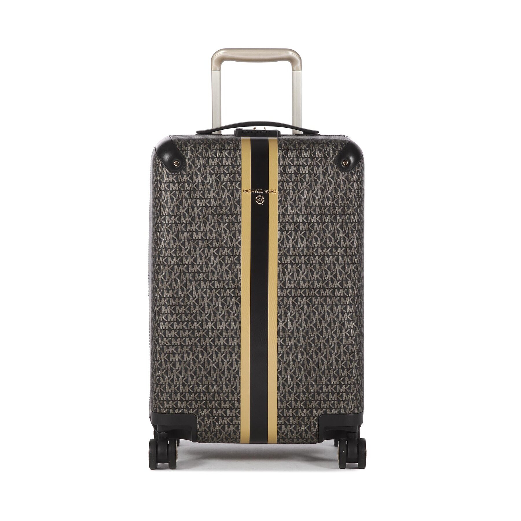 MICHAEL Michael Kors Малък твърд куфар Travel 30F2GTFT5M Черен - Pepit.bg