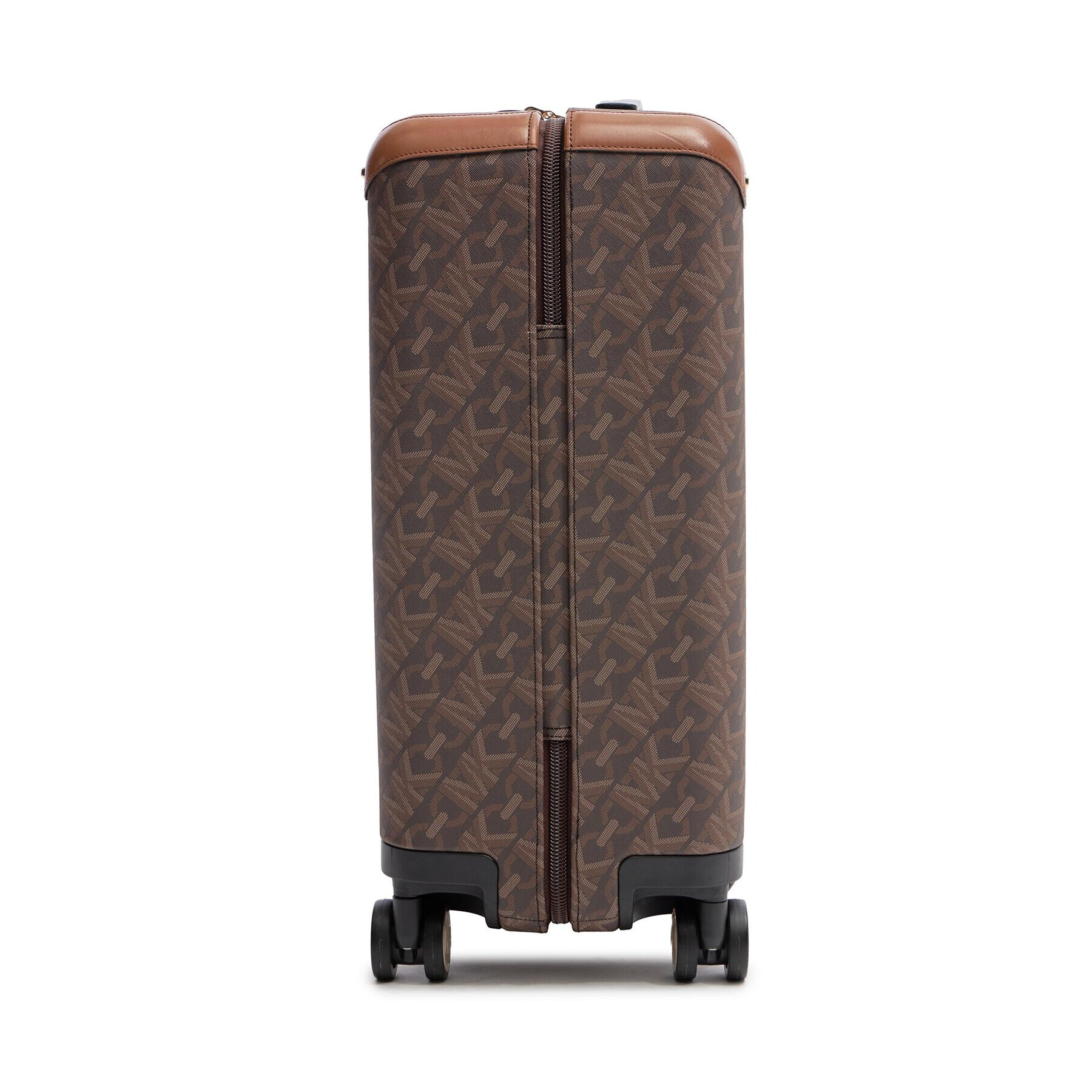 MICHAEL Michael Kors Малък твърд куфар Travel 30H3GTFT5B Кафяв - Pepit.bg