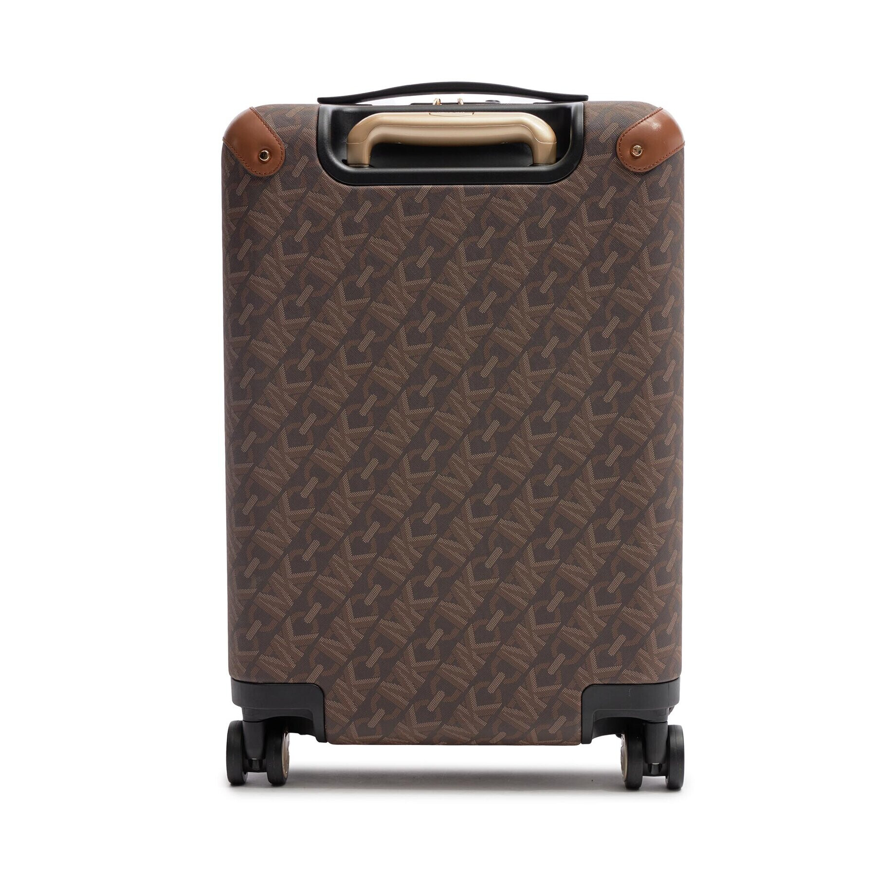 MICHAEL Michael Kors Малък твърд куфар Travel 30H3GTFT5B Кафяв - Pepit.bg