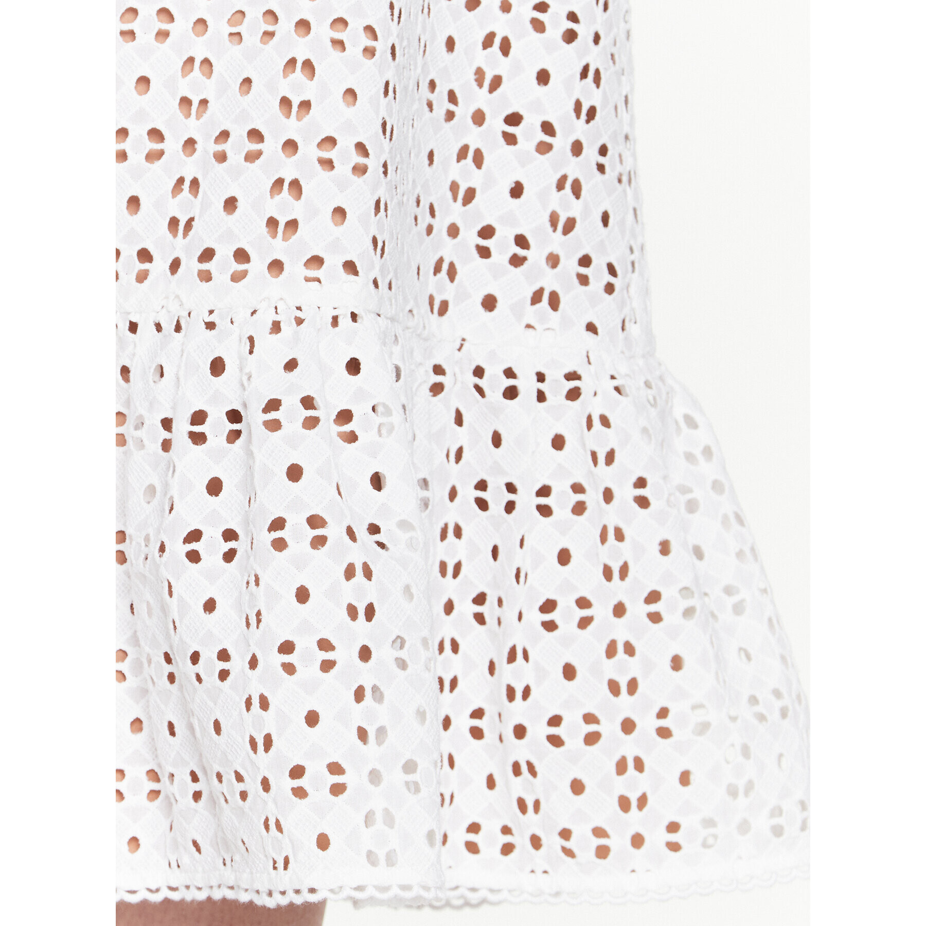 MICHAEL Michael Kors Миди пола MS370978BK Бял Regular Fit - Pepit.bg