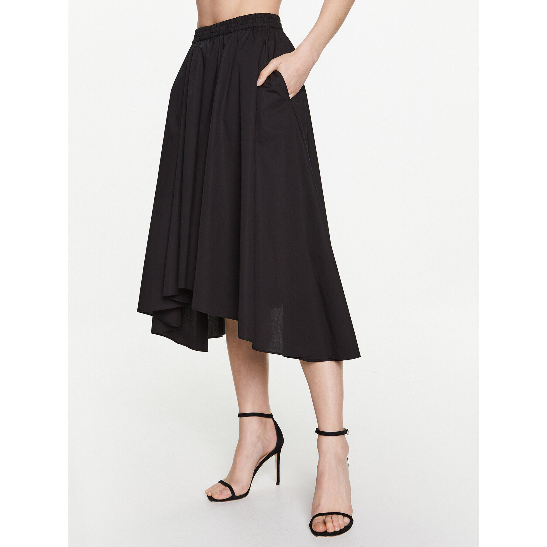 MICHAEL Michael Kors Миди пола MS3709KF4C Черен Regular Fit - Pepit.bg