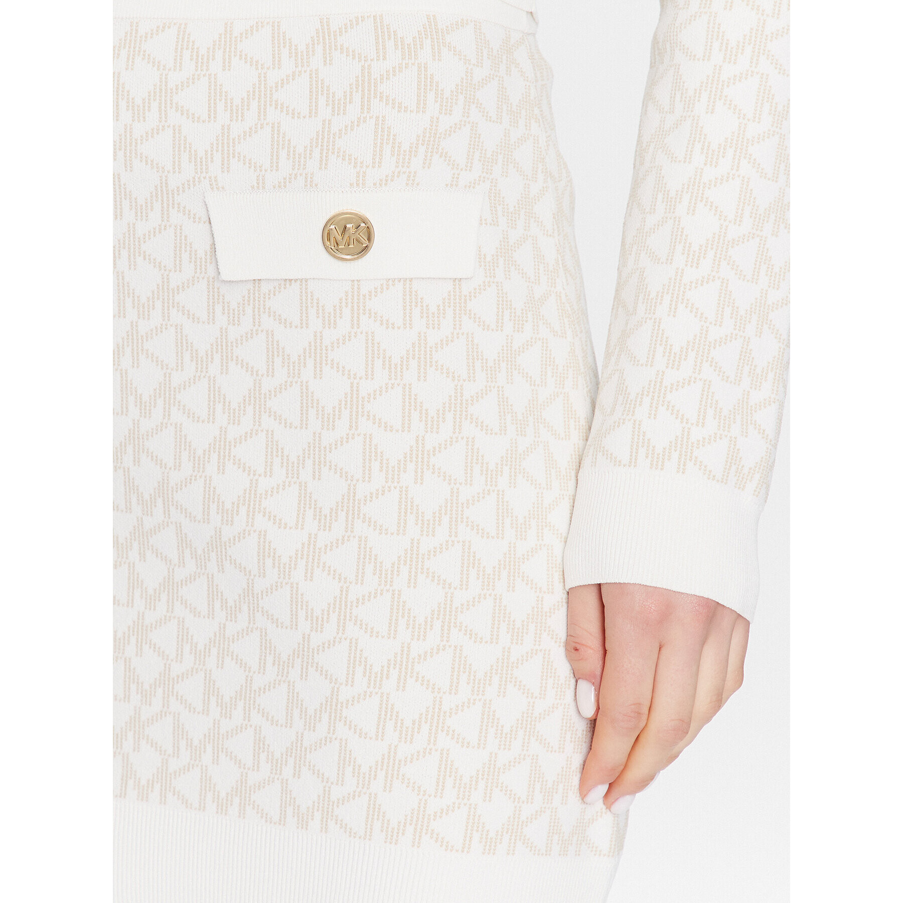 MICHAEL Michael Kors Мини пола MR370805KZ Бежов Regular Fit - Pepit.bg