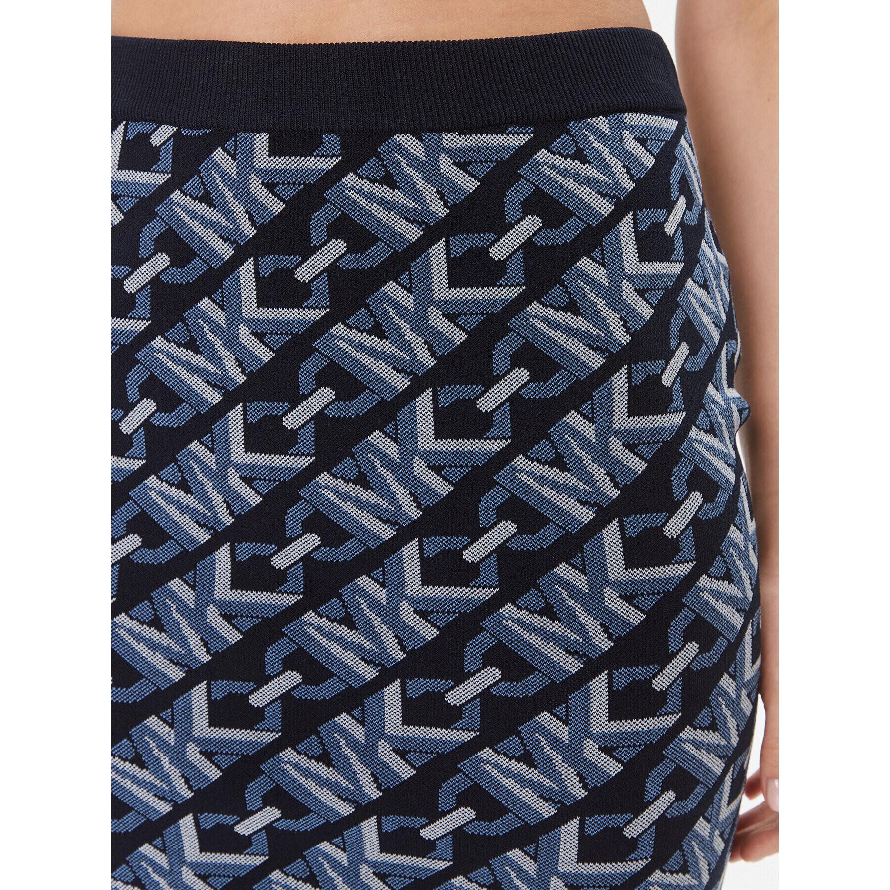 MICHAEL Michael Kors Мини пола MR470BM9Z6 Тъмносин Slim Fit - Pepit.bg