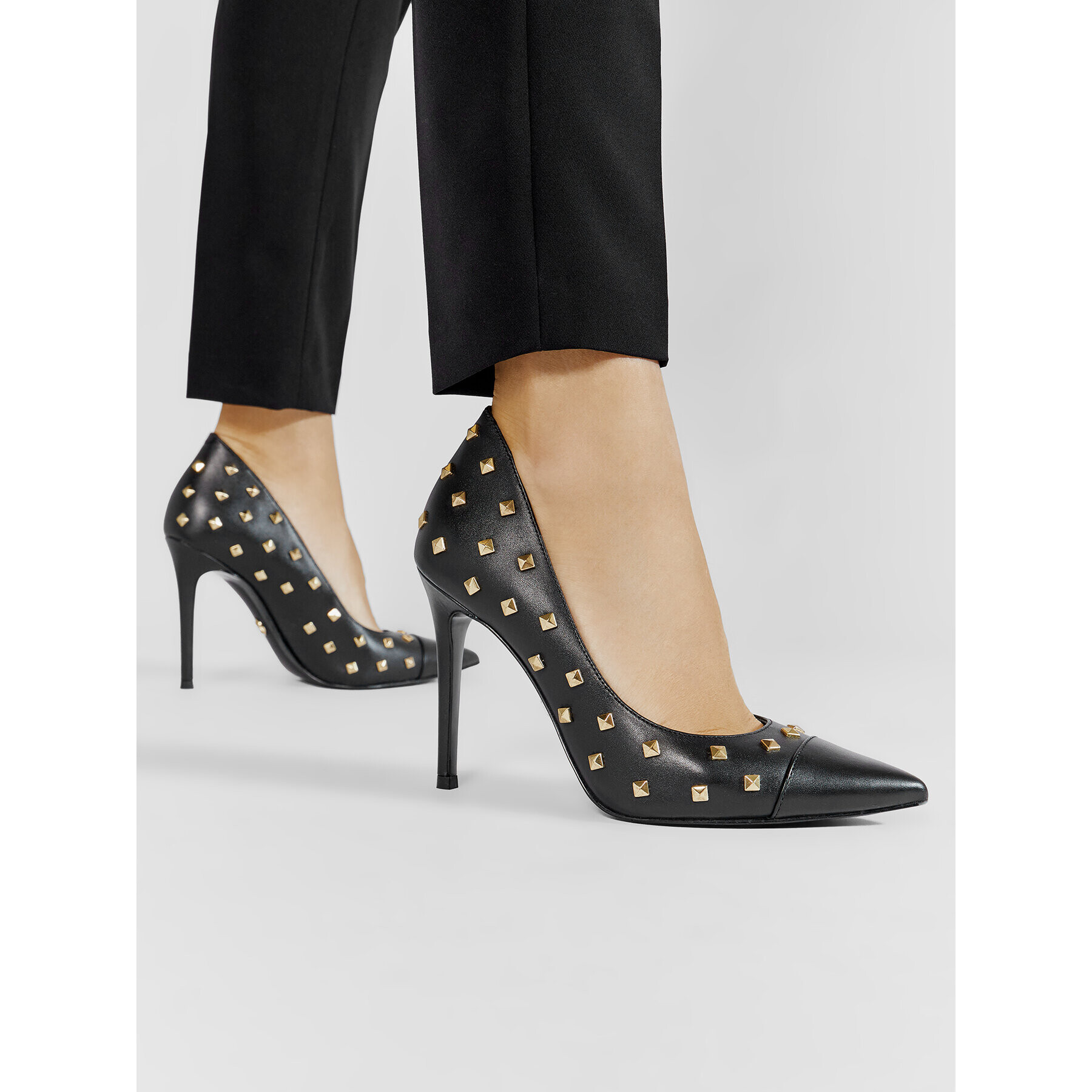 MICHAEL Michael Kors Обувки на ток Keke Toe Cap Pump 40R2KEHP1L Черен - Pepit.bg