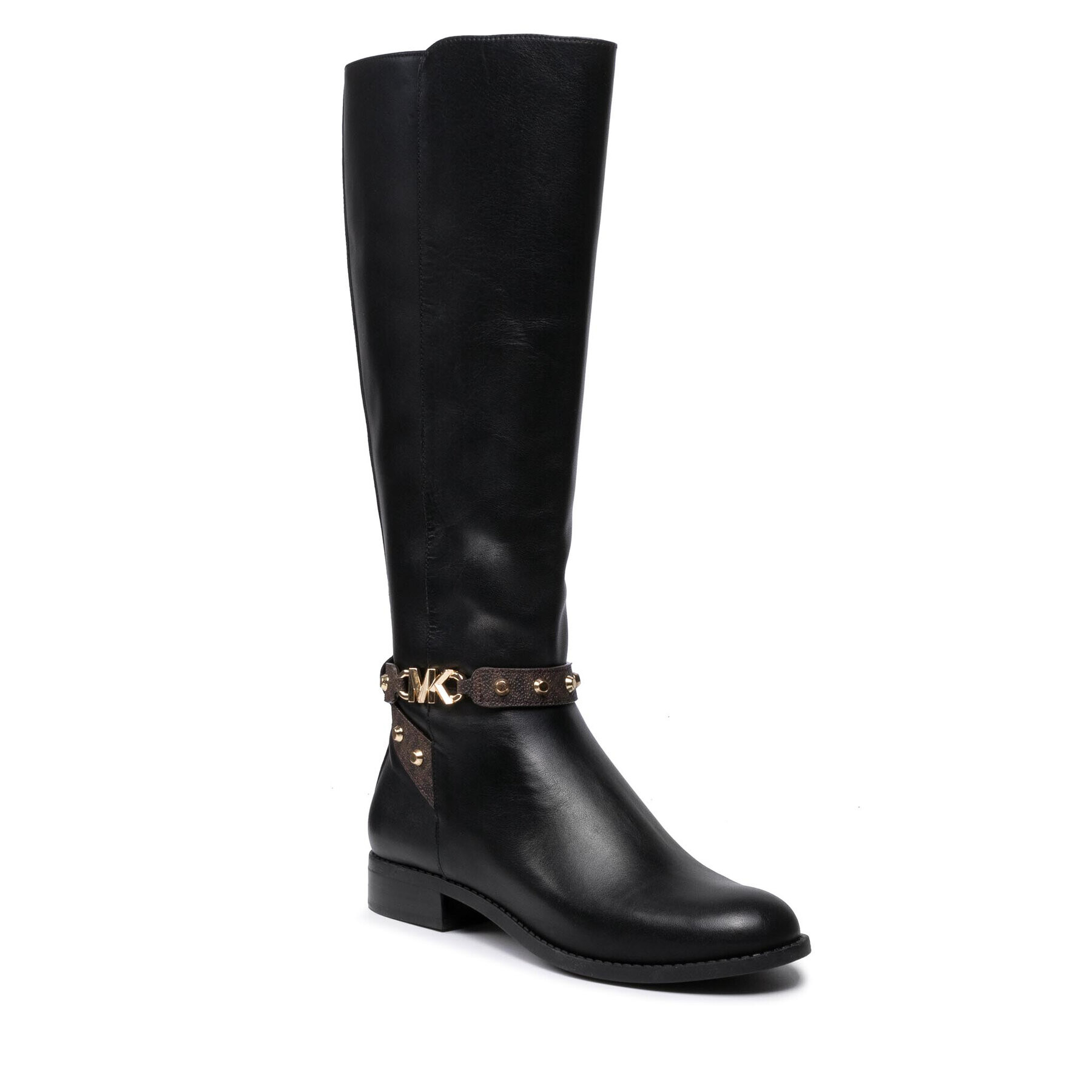 MICHAEL Michael Kors Офицерки Farrah Boot 40F1FHFB6L Черен - Pepit.bg