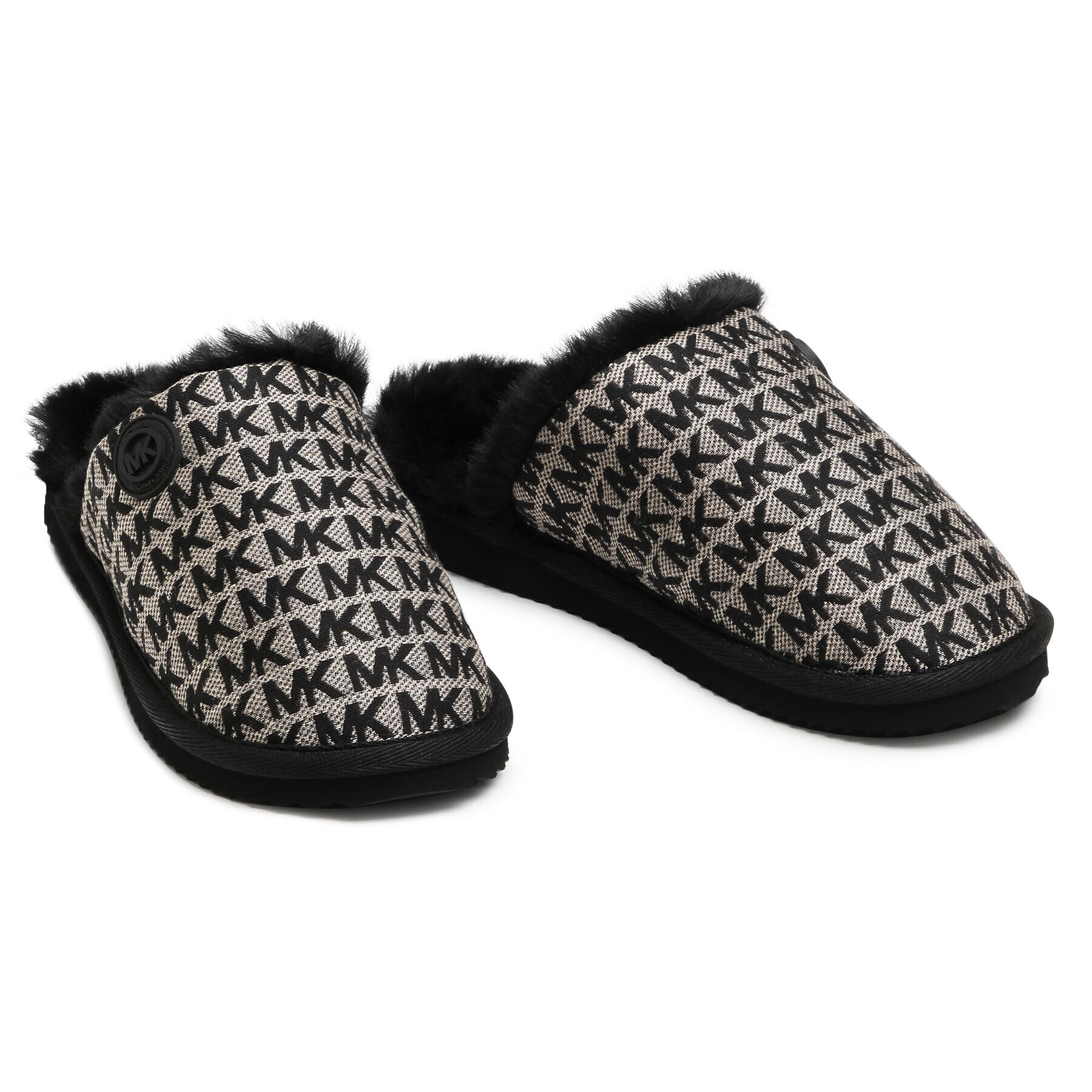 MICHAEL Michael Kors Пантофи Janis Slipper 40R1JAFP2Y Черен - Pepit.bg