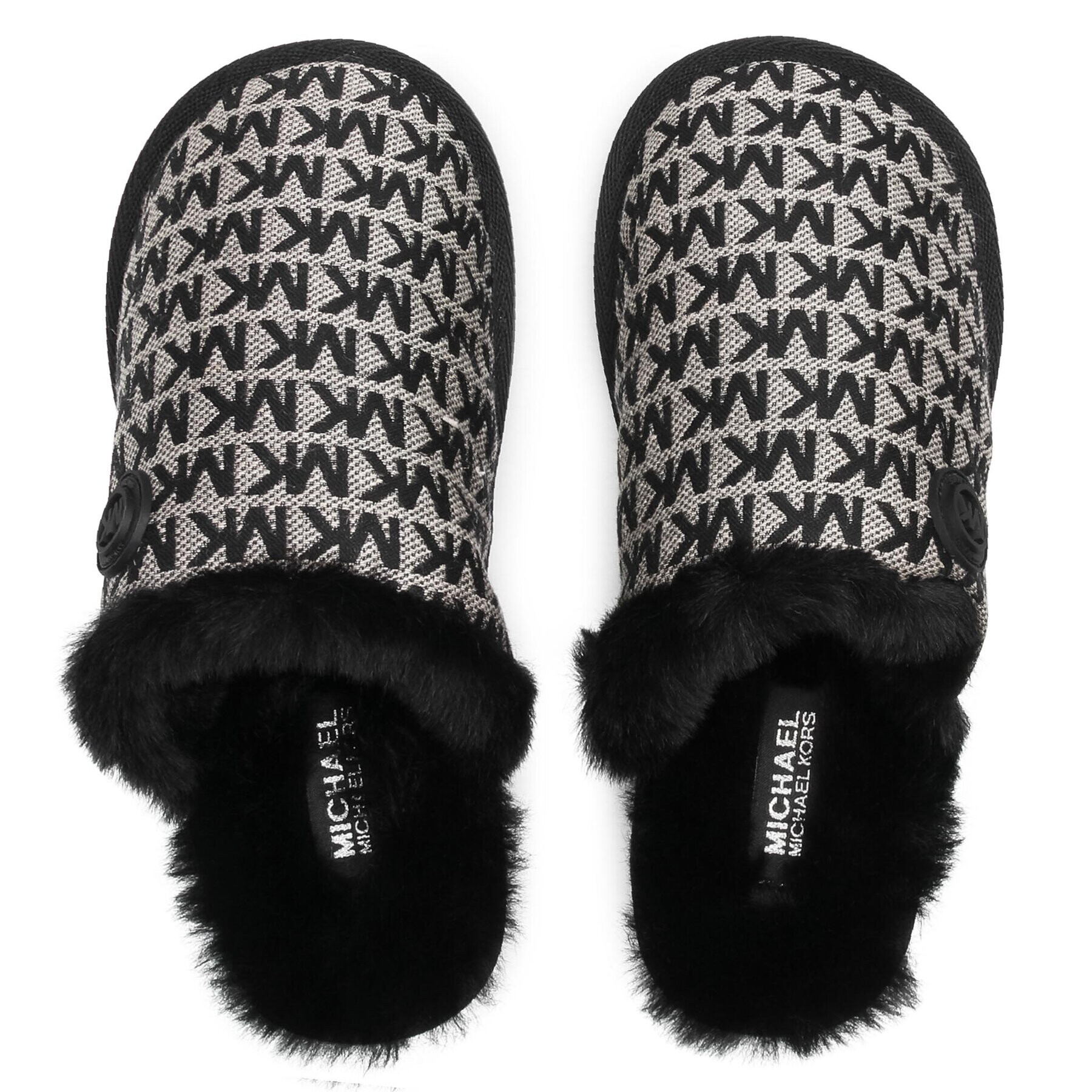 MICHAEL Michael Kors Пантофи Janis Slipper 40R1JAFP2Y Черен - Pepit.bg