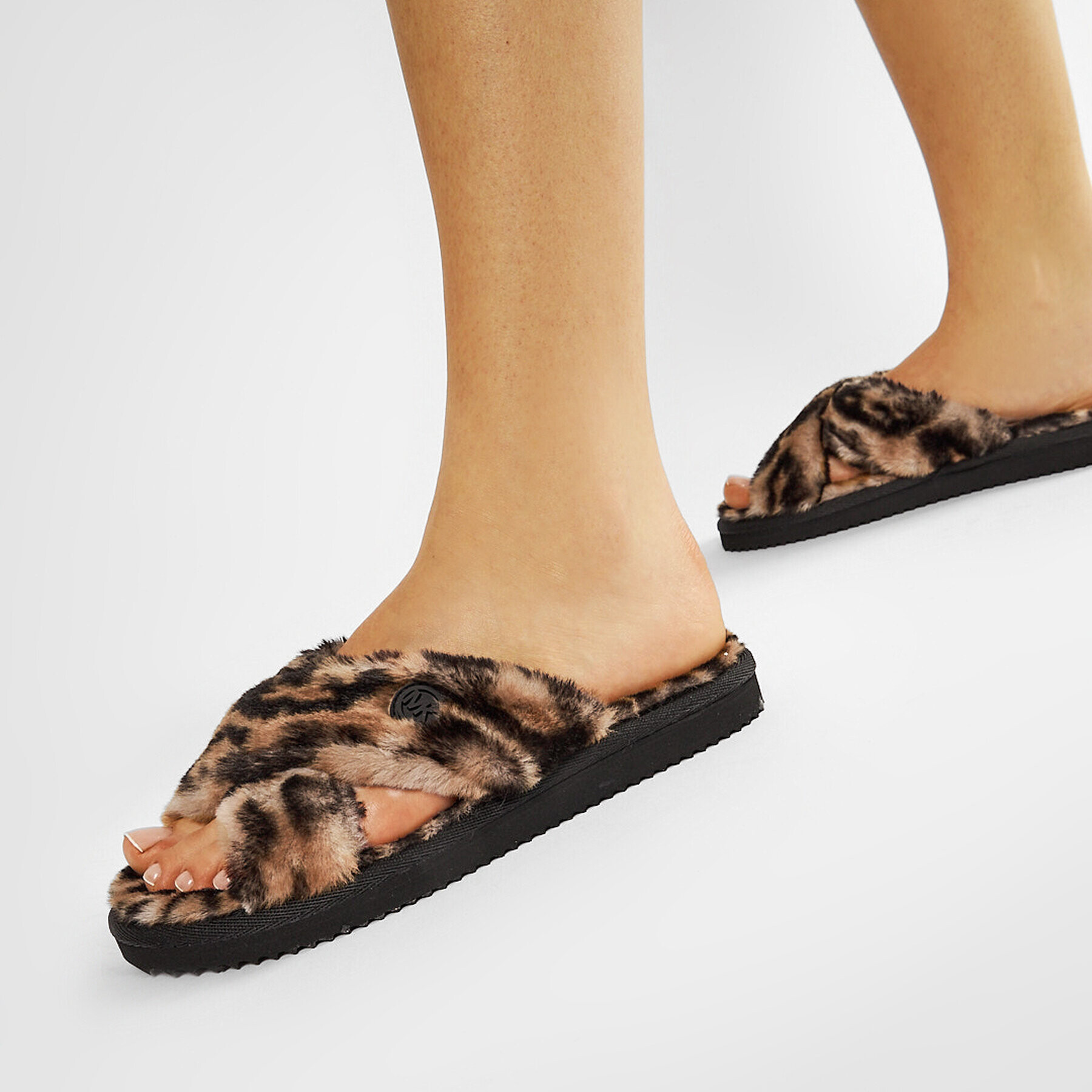 MICHAEL Michael Kors Пантофи Lala Slipper 40R1LAFP3D Кафяв - Pepit.bg