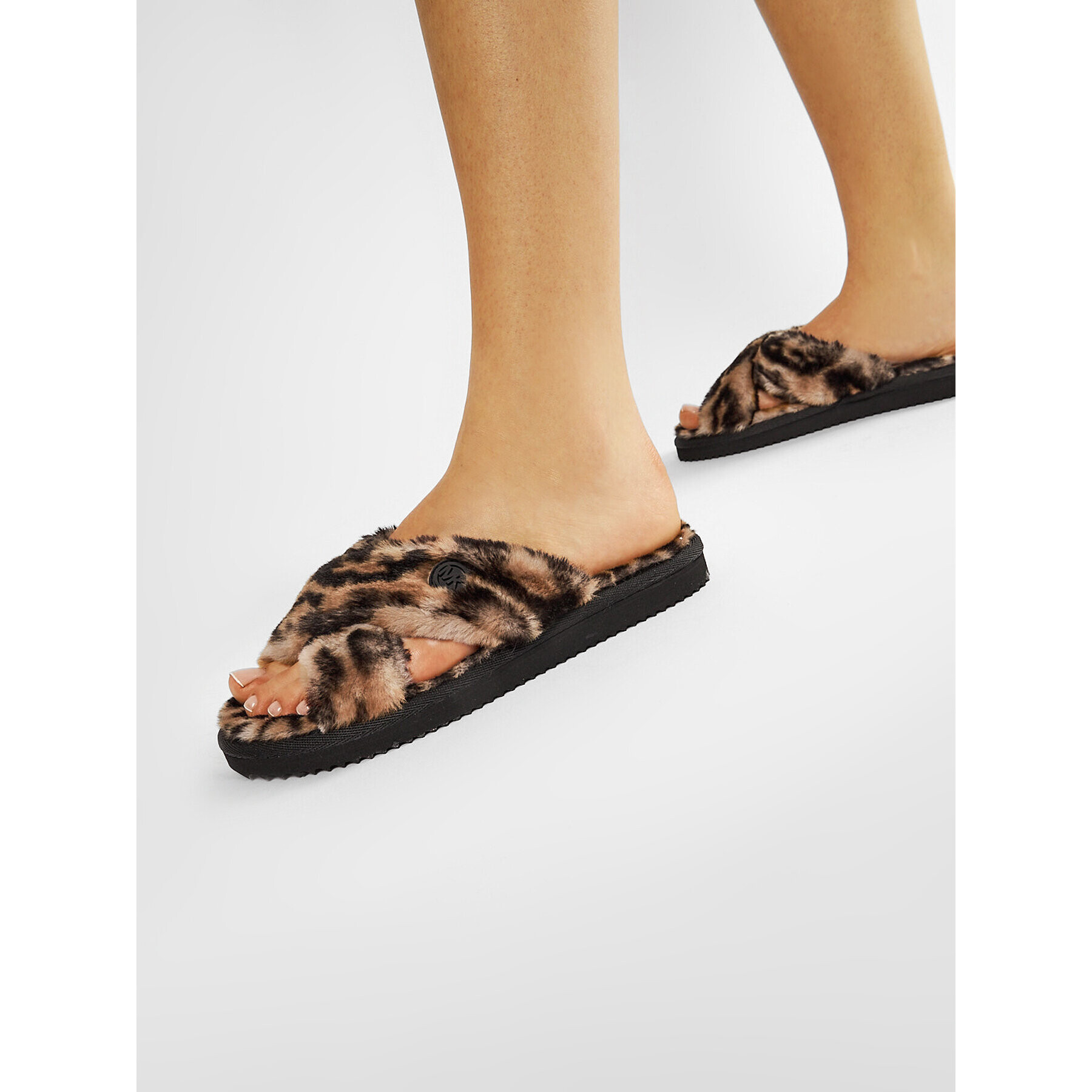 MICHAEL Michael Kors Пантофи Lala Slipper 40R1LAFP3D Кафяв - Pepit.bg