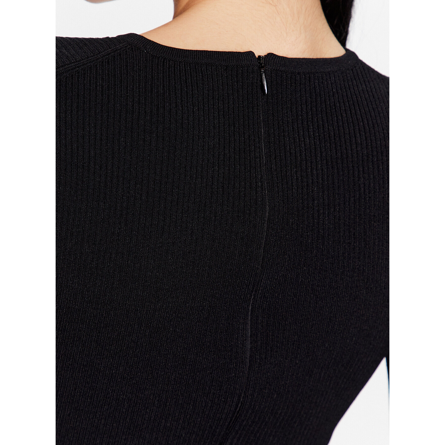 MICHAEL Michael Kors Плетена рокля MR381FK33D Черен Slim Fit - Pepit.bg