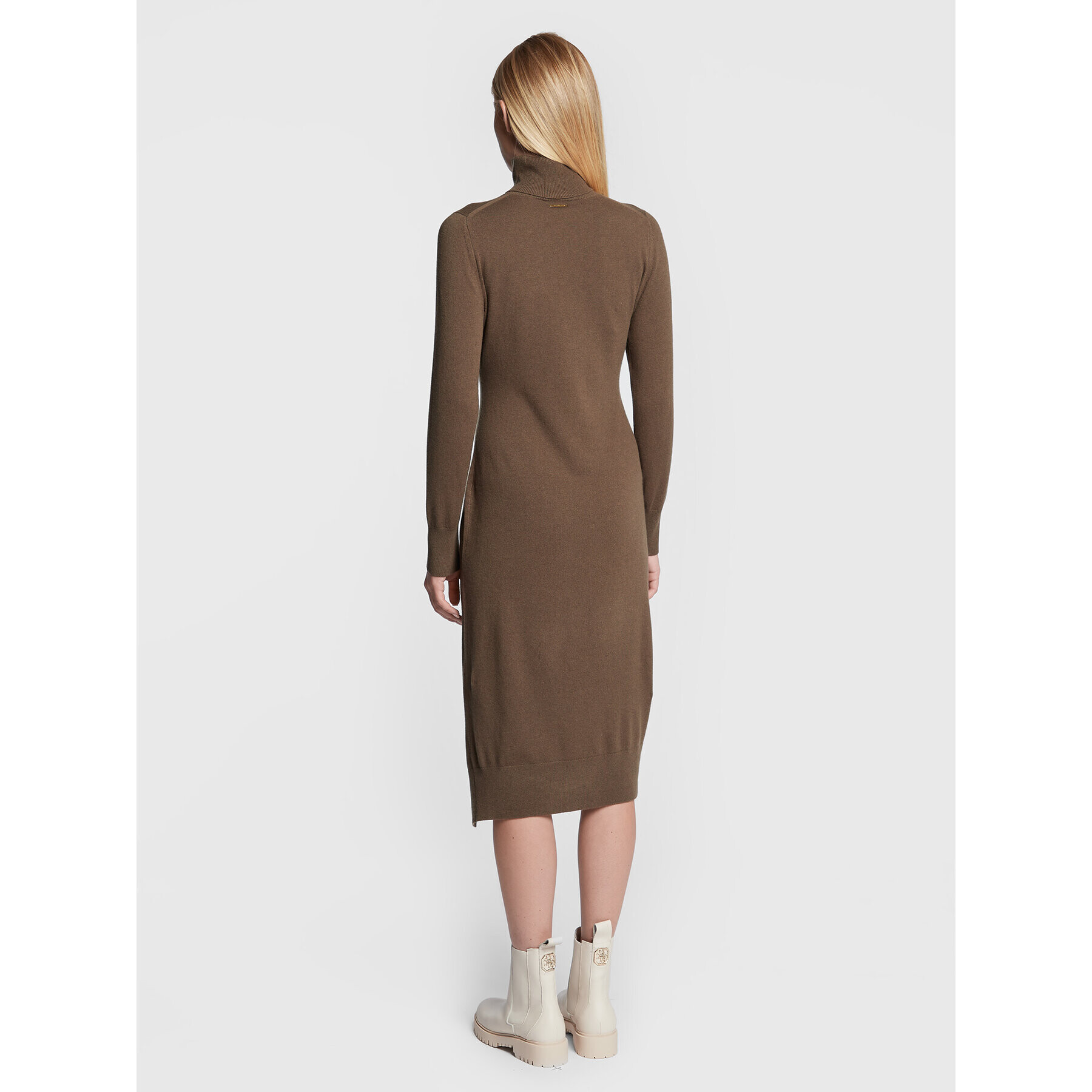 MICHAEL Michael Kors Плетена рокля MU2813ECSN Зелен Regular Fit - Pepit.bg