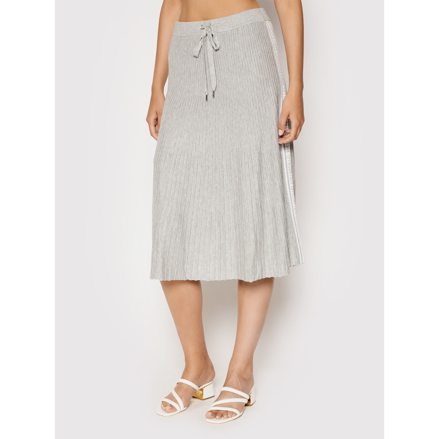 MICHAEL Michael Kors Пола тип трапец MU1701O8S8 Сив Regular Fit - Pepit.bg