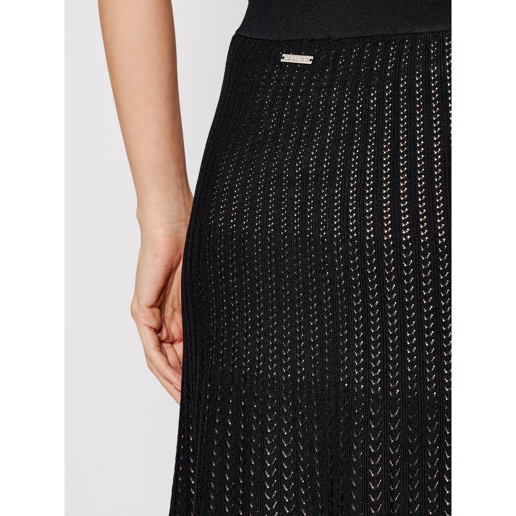 MICHAEL Michael Kors Пола тип трапец MH07F86BFD Черен Regular Fit - Pepit.bg