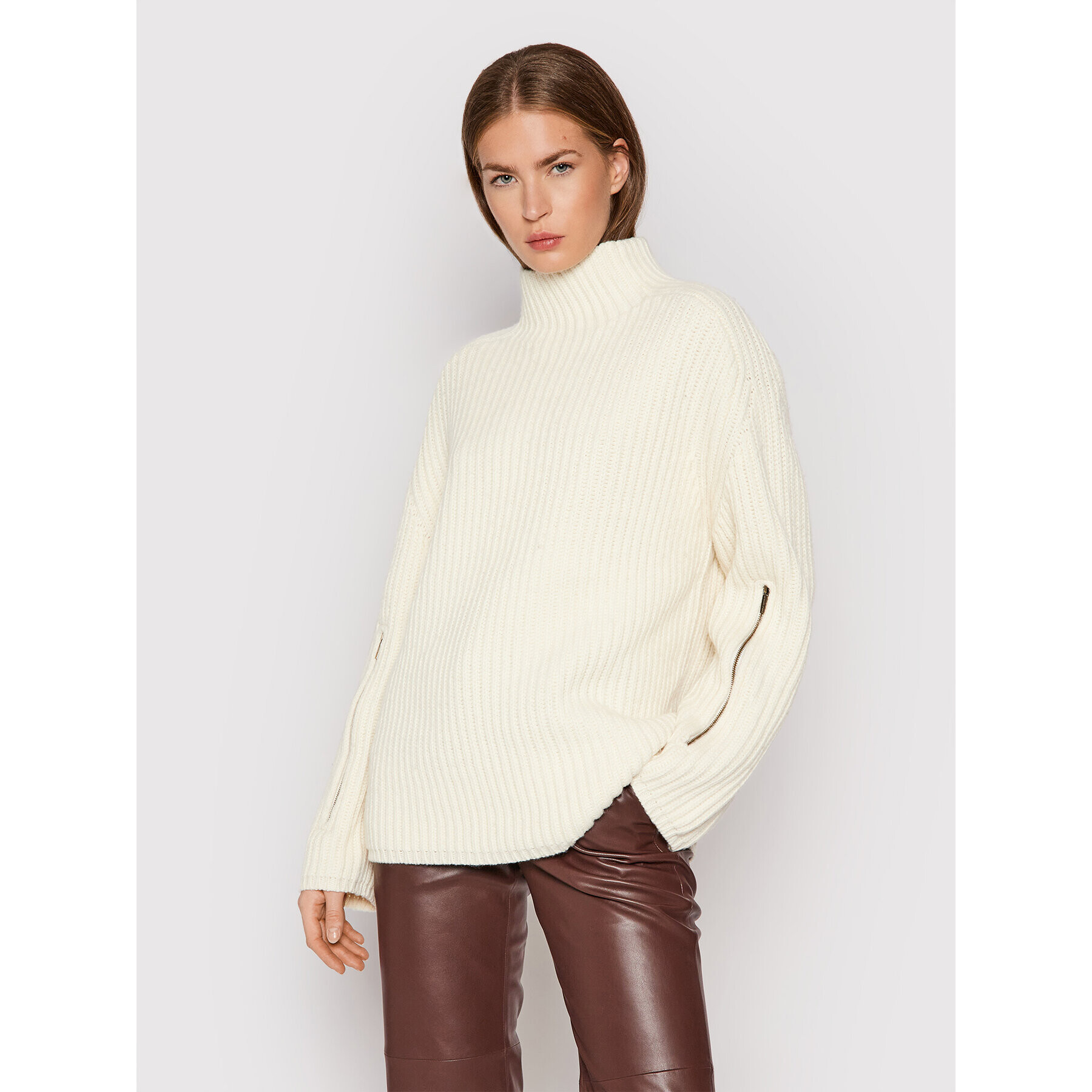 MICHAEL Michael Kors Поло MF1605CFJU Бежов Regular Fit - Pepit.bg