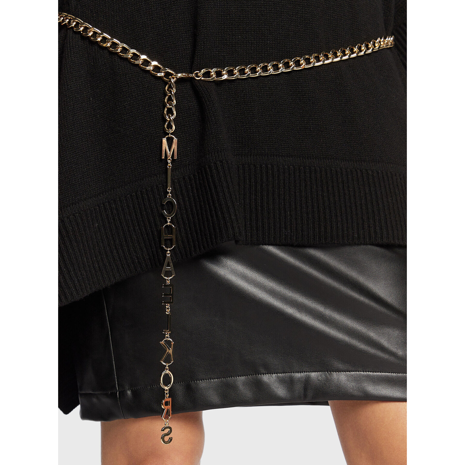 MICHAEL Michael Kors Пончо MF260HNCSN Черен Relaxed Fit - Pepit.bg