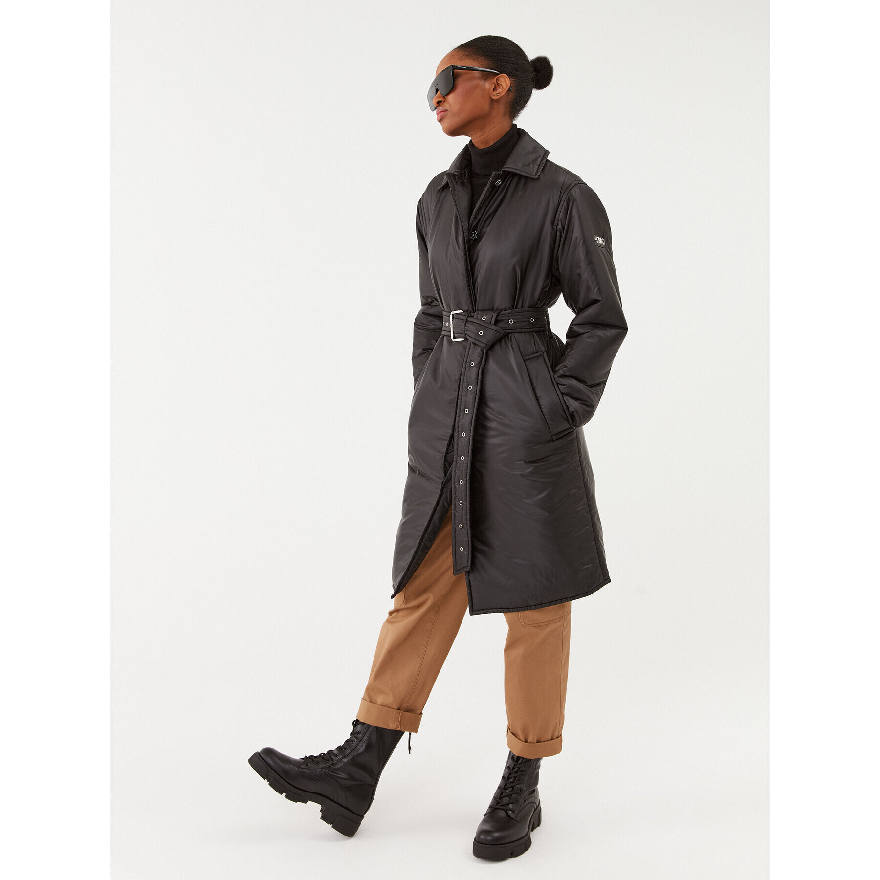 MICHAEL Michael Kors Преходно яке MF320CI3SB Черен Regular Fit - Pepit.bg