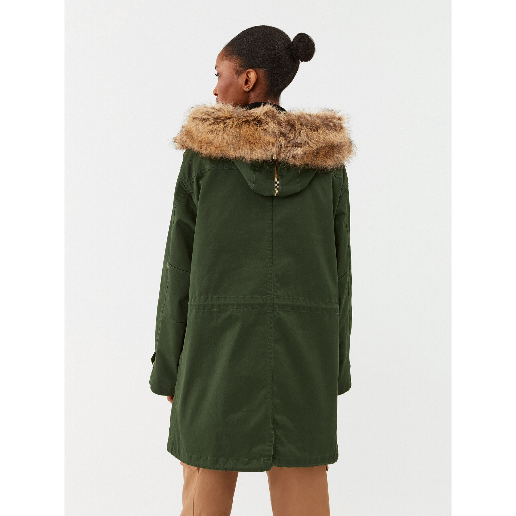 MICHAEL Michael Kors Преходно яке MF320CP3X6 Зелен Regular Fit - Pepit.bg