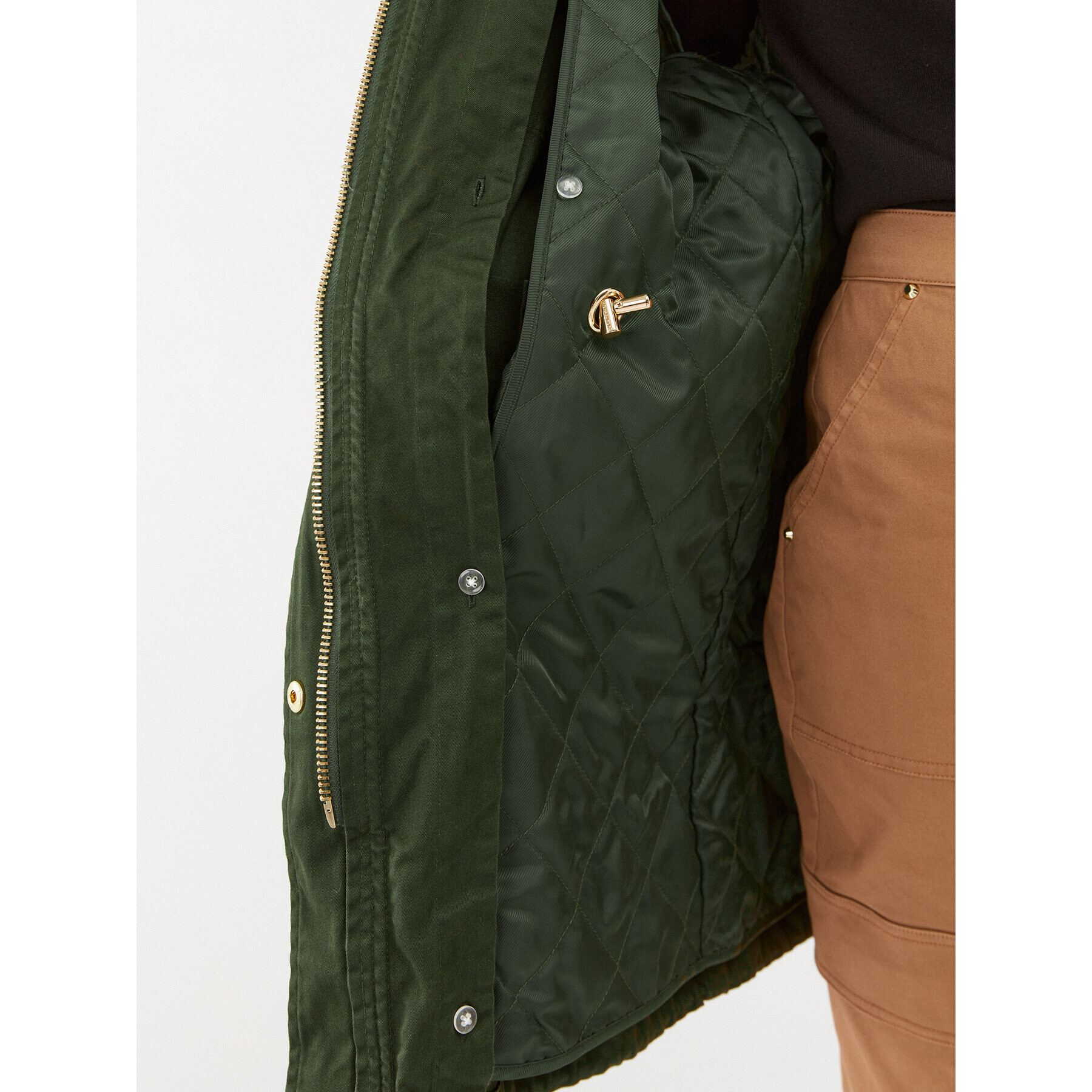 MICHAEL Michael Kors Преходно яке MF320CP3X6 Зелен Regular Fit - Pepit.bg