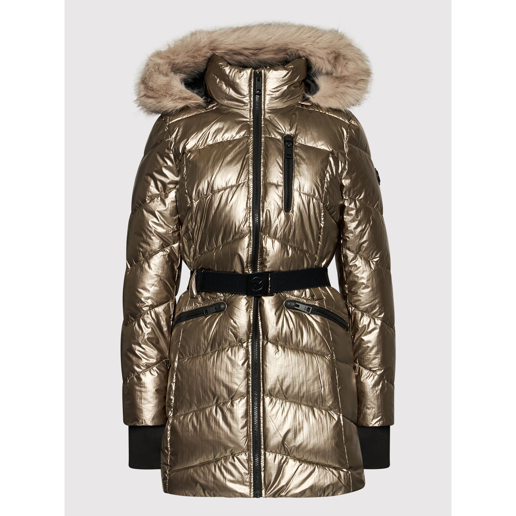 MICHAEL Michael Kors Пухено яке FA421648 Златист Regular Fit - Pepit.bg
