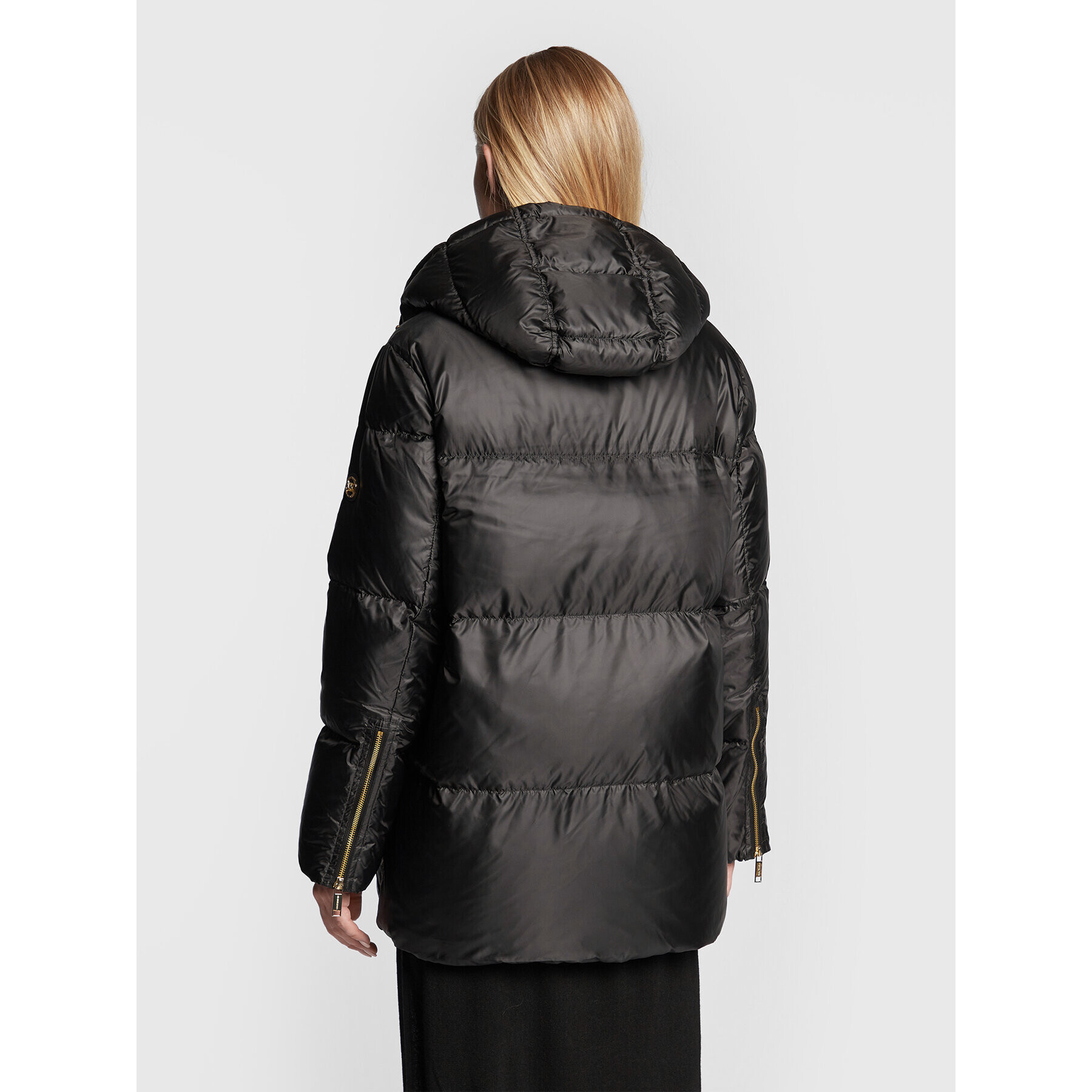 MICHAEL Michael Kors Пухено яке MF220283SB Черен Regular Fit - Pepit.bg
