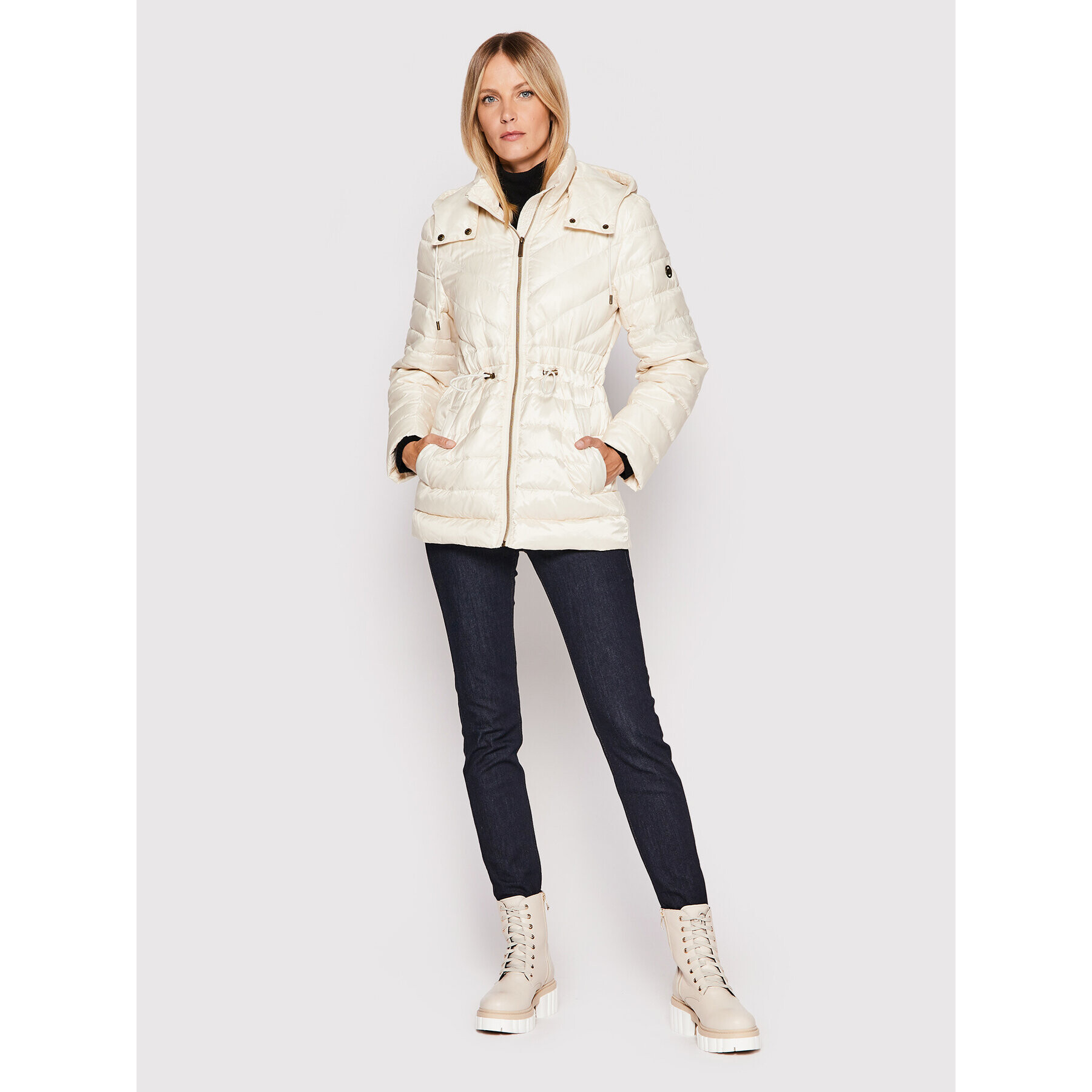 MICHAEL Michael Kors Пухено яке MU2207447X Бежов Regular Fit - Pepit.bg