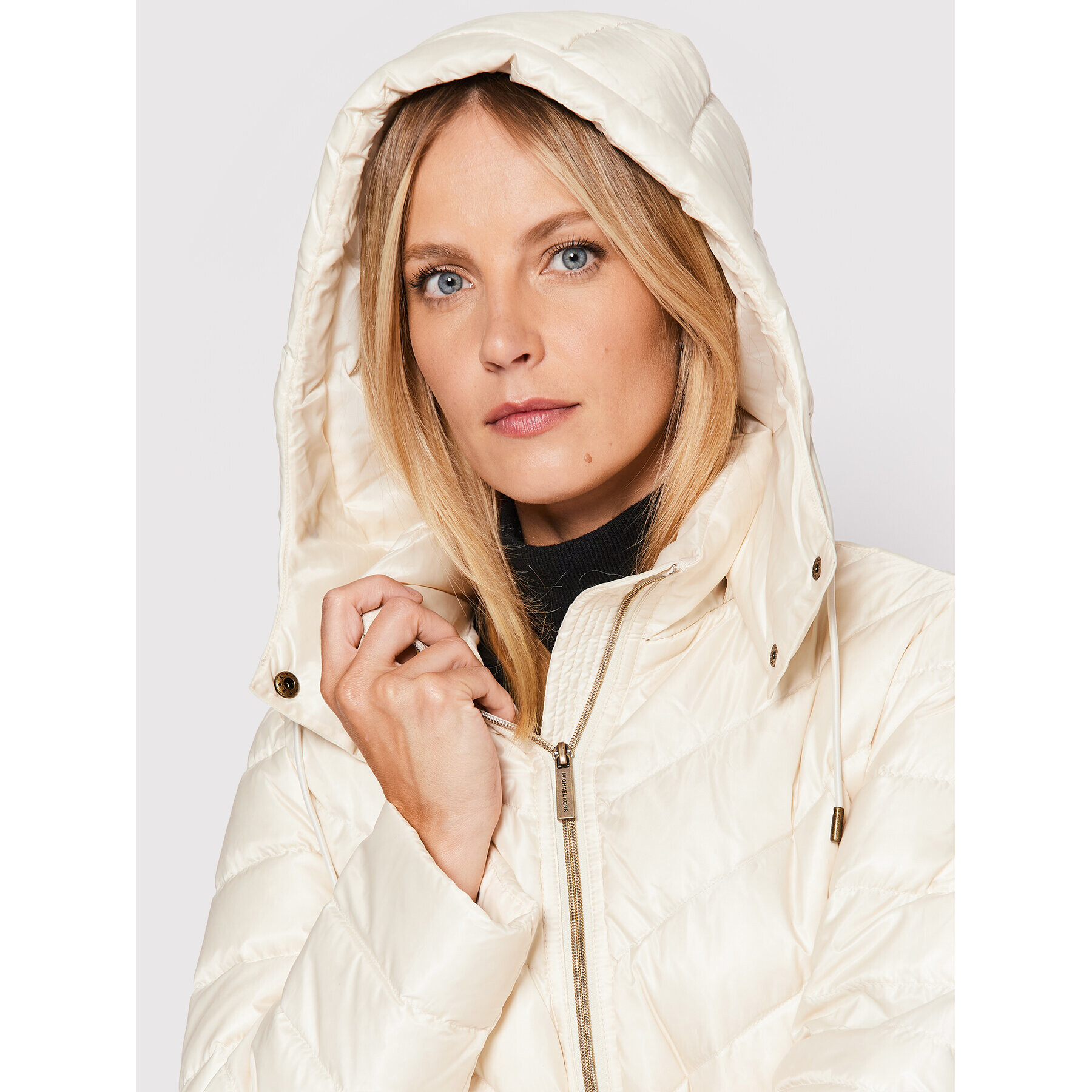 MICHAEL Michael Kors Пухено яке MU2207447X Бежов Regular Fit - Pepit.bg