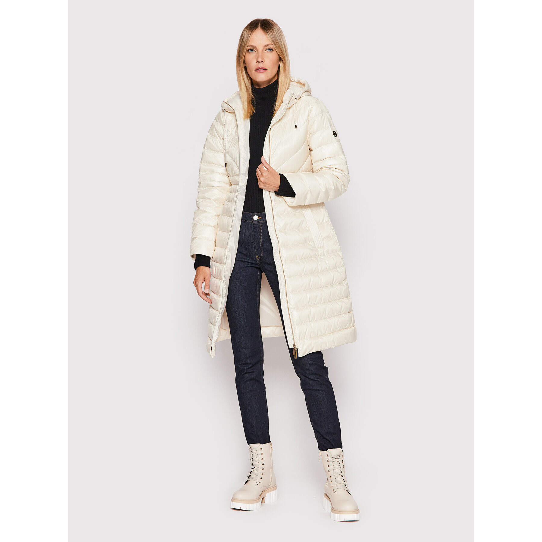 MICHAEL Michael Kors Пухено яке MU2207547X Бежов Regular Fit - Pepit.bg