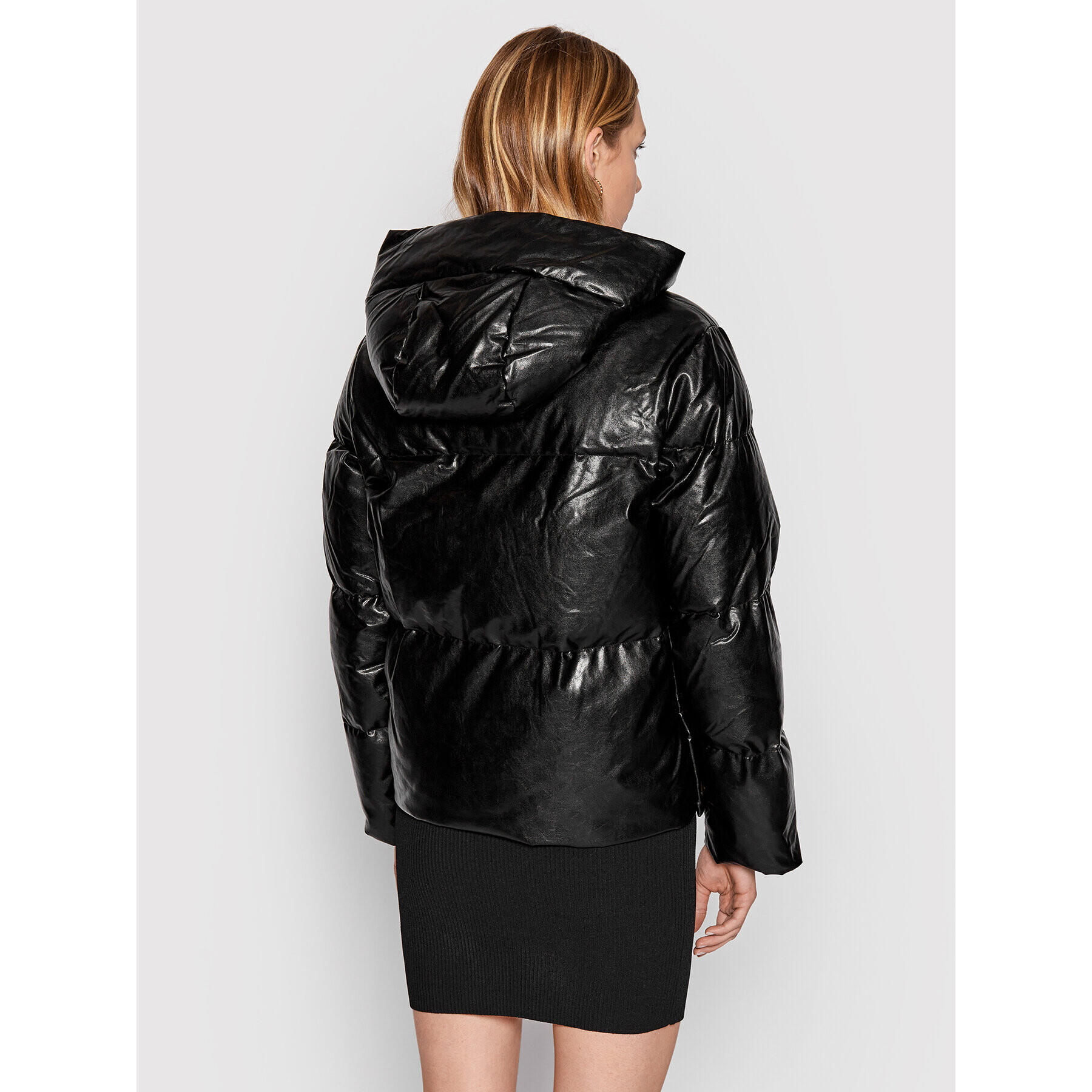 MICHAEL Michael Kors Пухено яке MU220795TR Черен Regular Fit - Pepit.bg