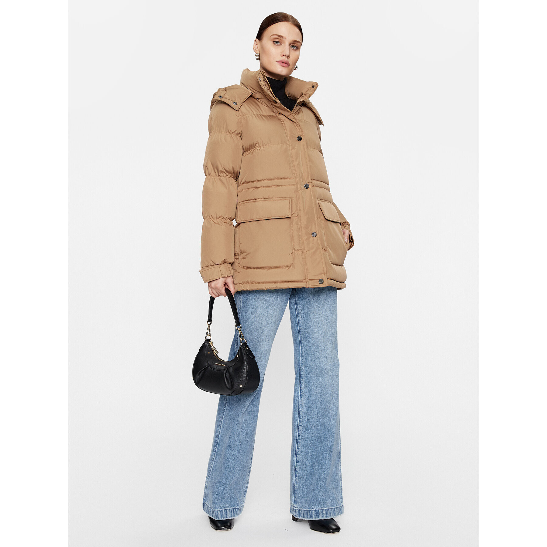 MICHAEL Michael Kors Пухено яке 77C6180M42 Кафяв Regular Fit - Pepit.bg