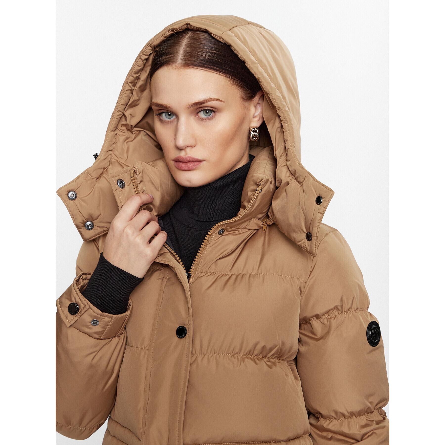 MICHAEL Michael Kors Пухено яке 77C6180M42 Кафяв Regular Fit - Pepit.bg
