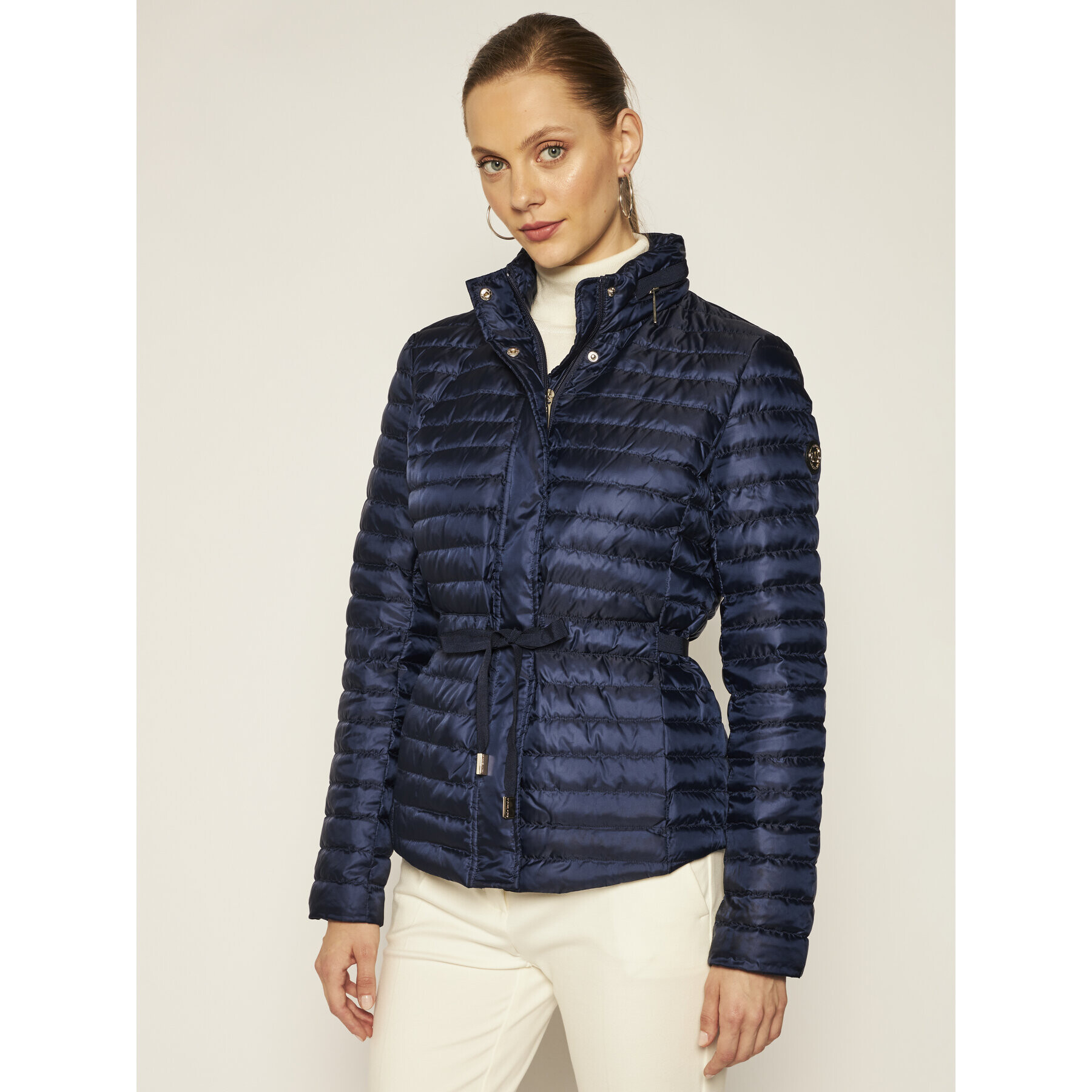 MICHAEL Michael Kors Пухено яке MB92HK67T3 Тъмносин Regular Fit - Pepit.bg