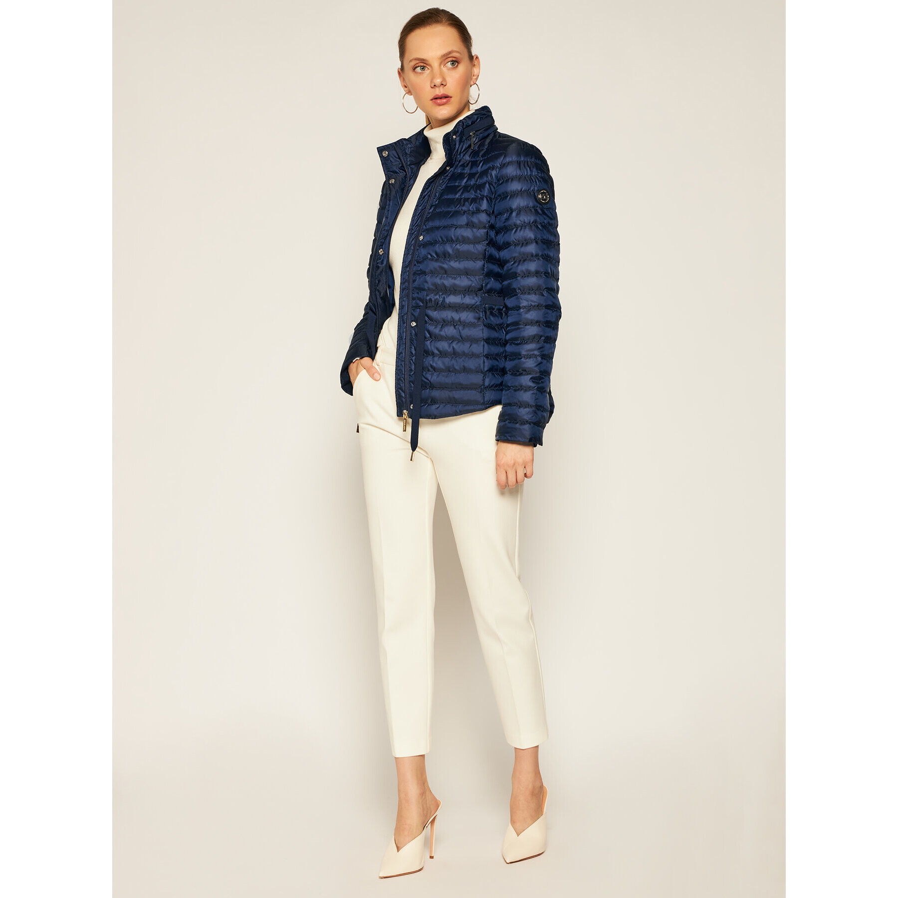 MICHAEL Michael Kors Пухено яке MB92HK67T3 Тъмносин Regular Fit - Pepit.bg