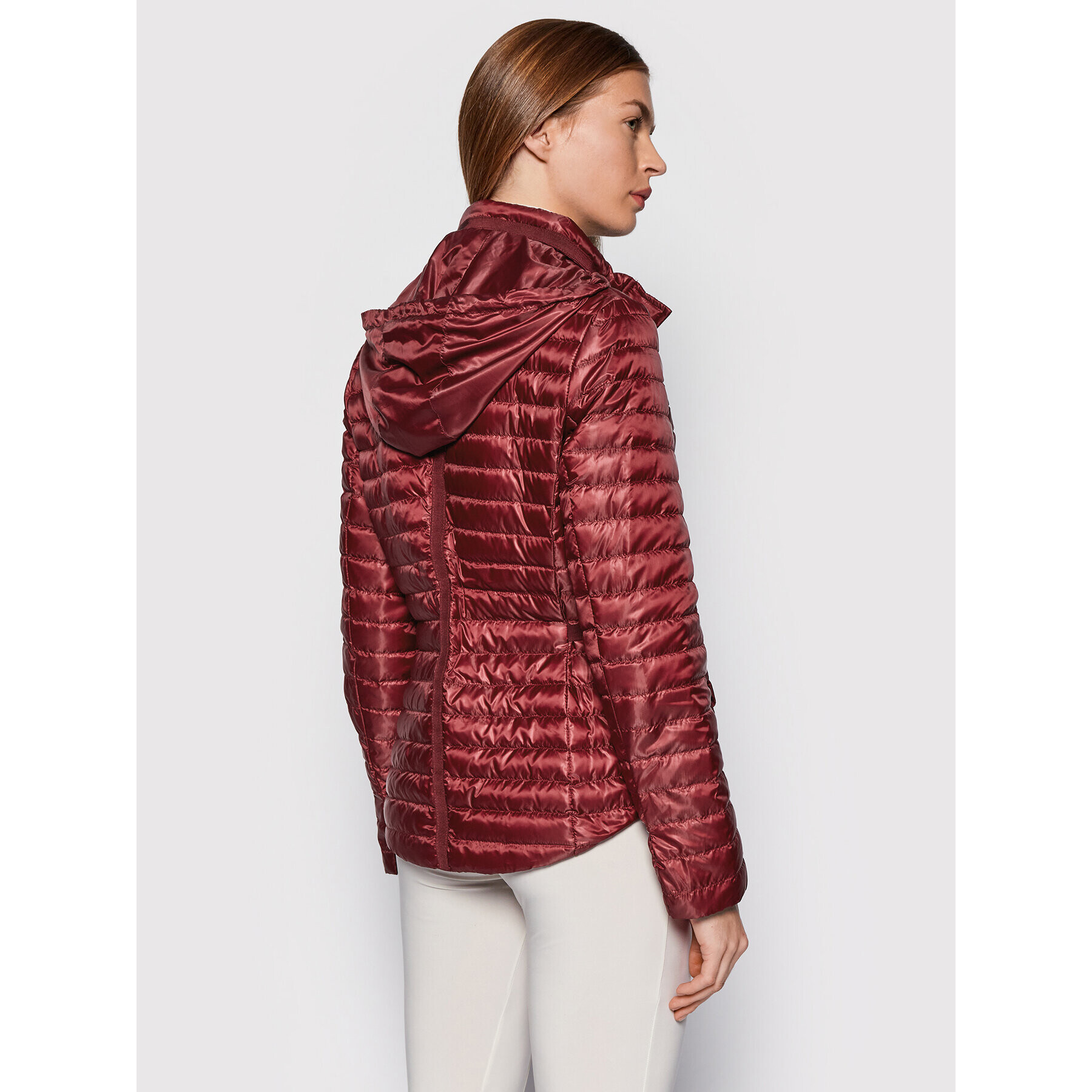 MICHAEL Michael Kors Пухено яке MF12HK63SB Бордо Regular Fit - Pepit.bg