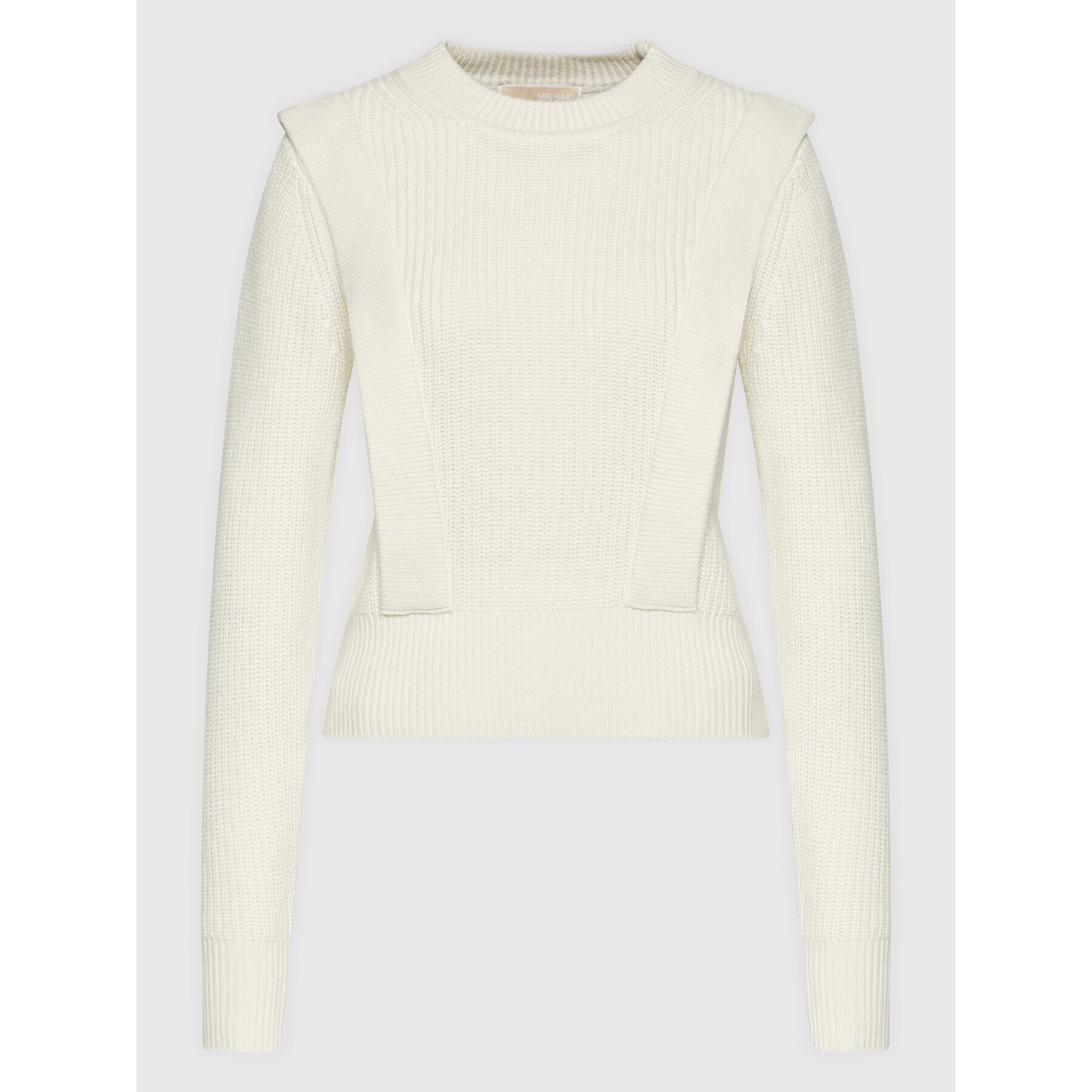MICHAEL Michael Kors Пуловер MF1605ECSN Бежов Regular Fit - Pepit.bg